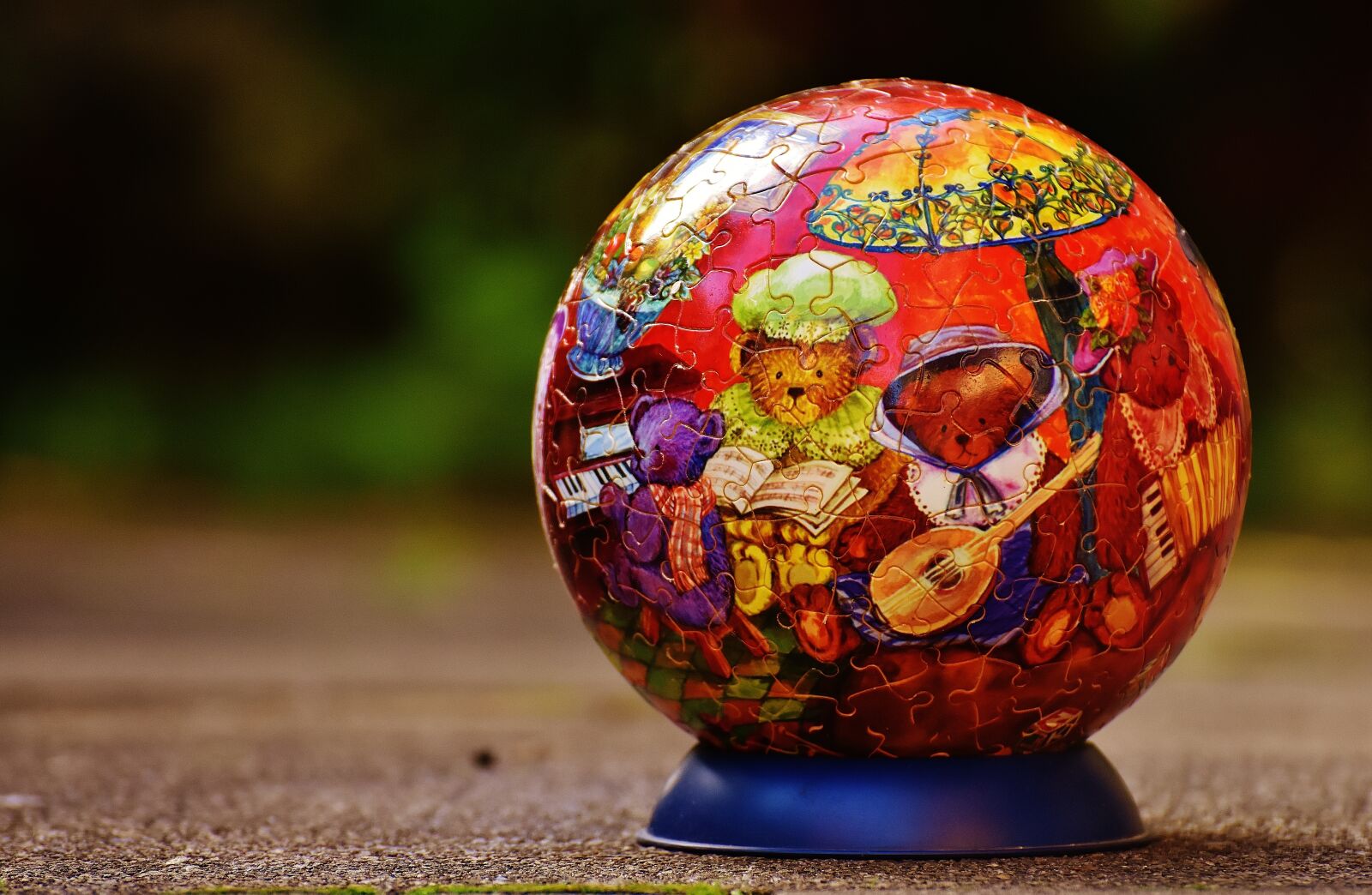 Nikon D7200 sample photo. Puzzle ball, bear, teddy photography