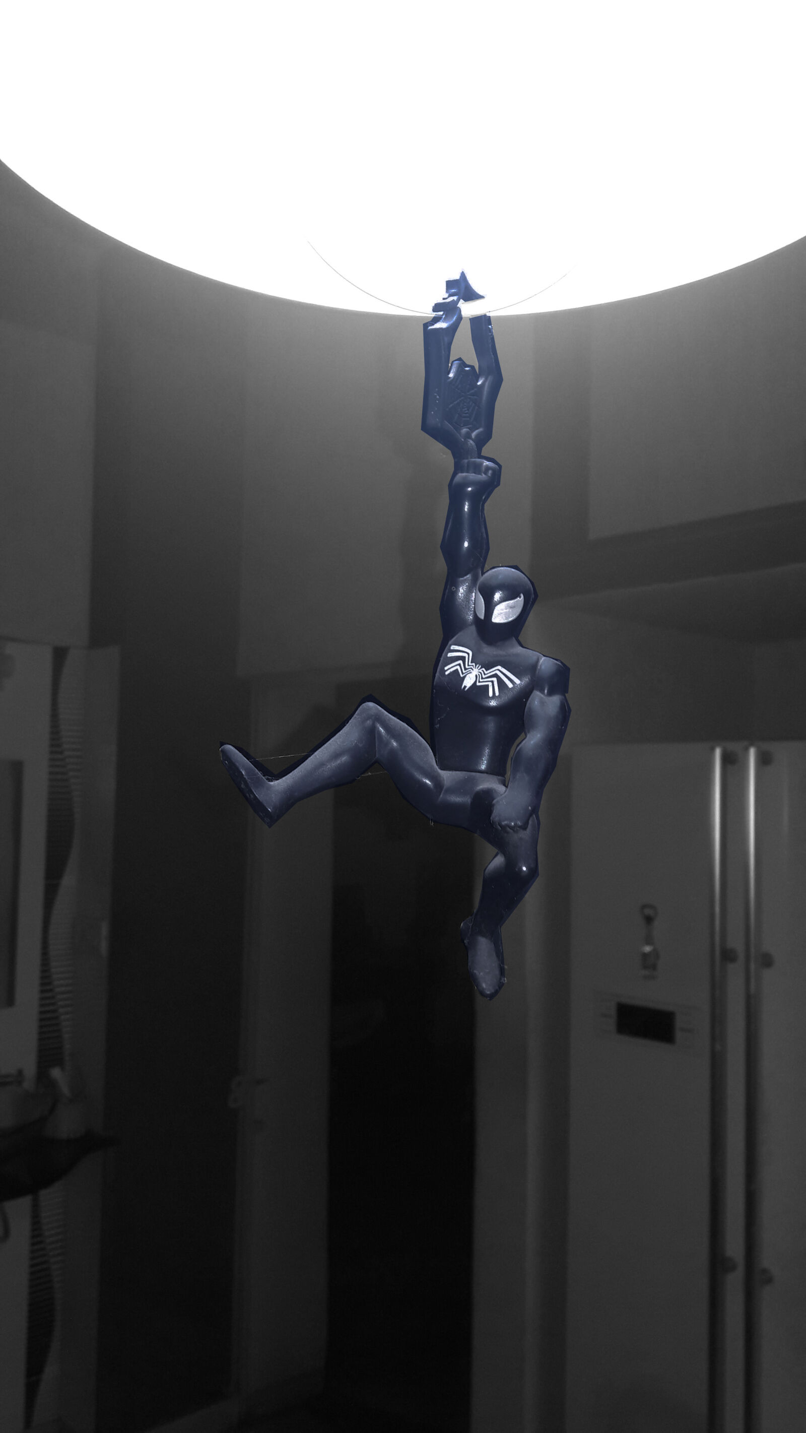 Samsung Galaxy J7 sample photo. Hanging, highlight, spiderman photography