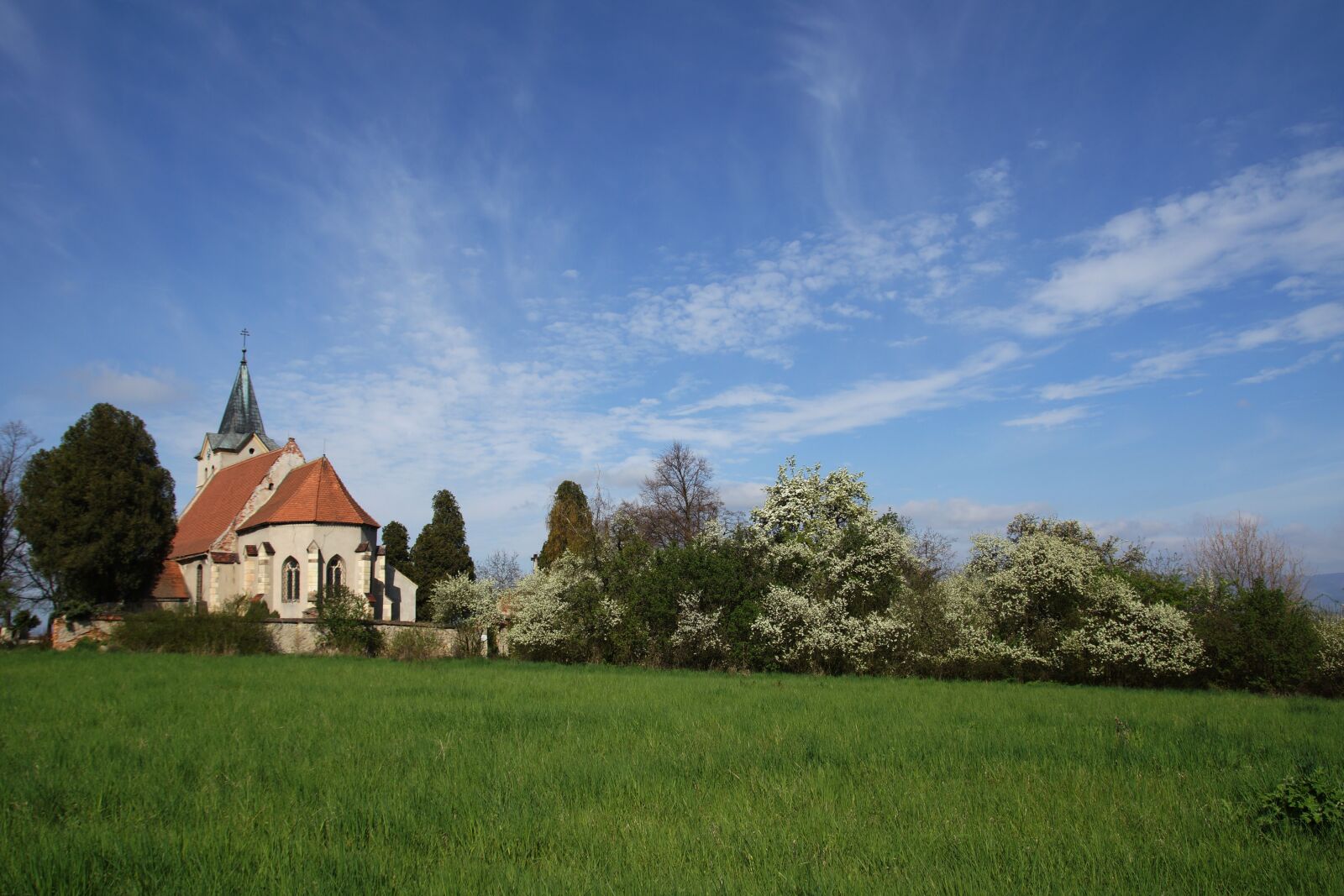 Sony SLT-A65 (SLT-A65V) sample photo. Church, spring, landscape photography