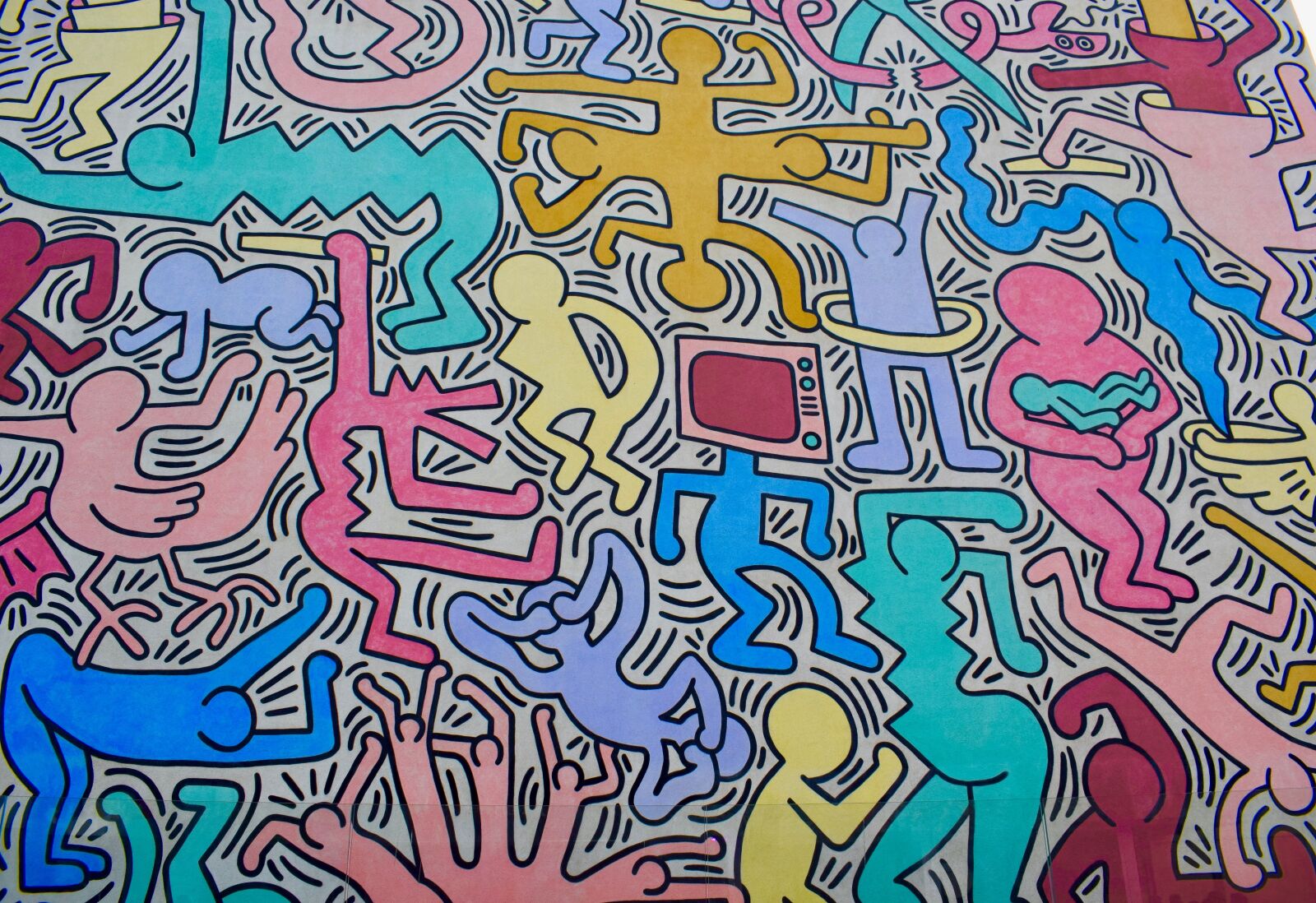 Nikon D3300 sample photo. Keith haring, murals, art photography