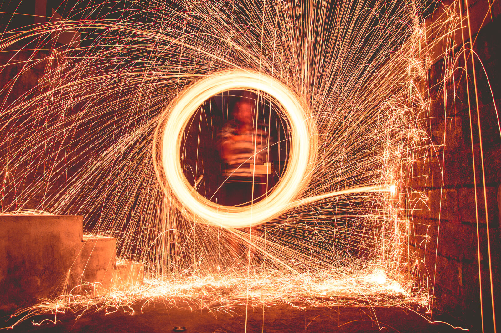 Nikon D3200 sample photo. Lighting, long, exposure, round photography