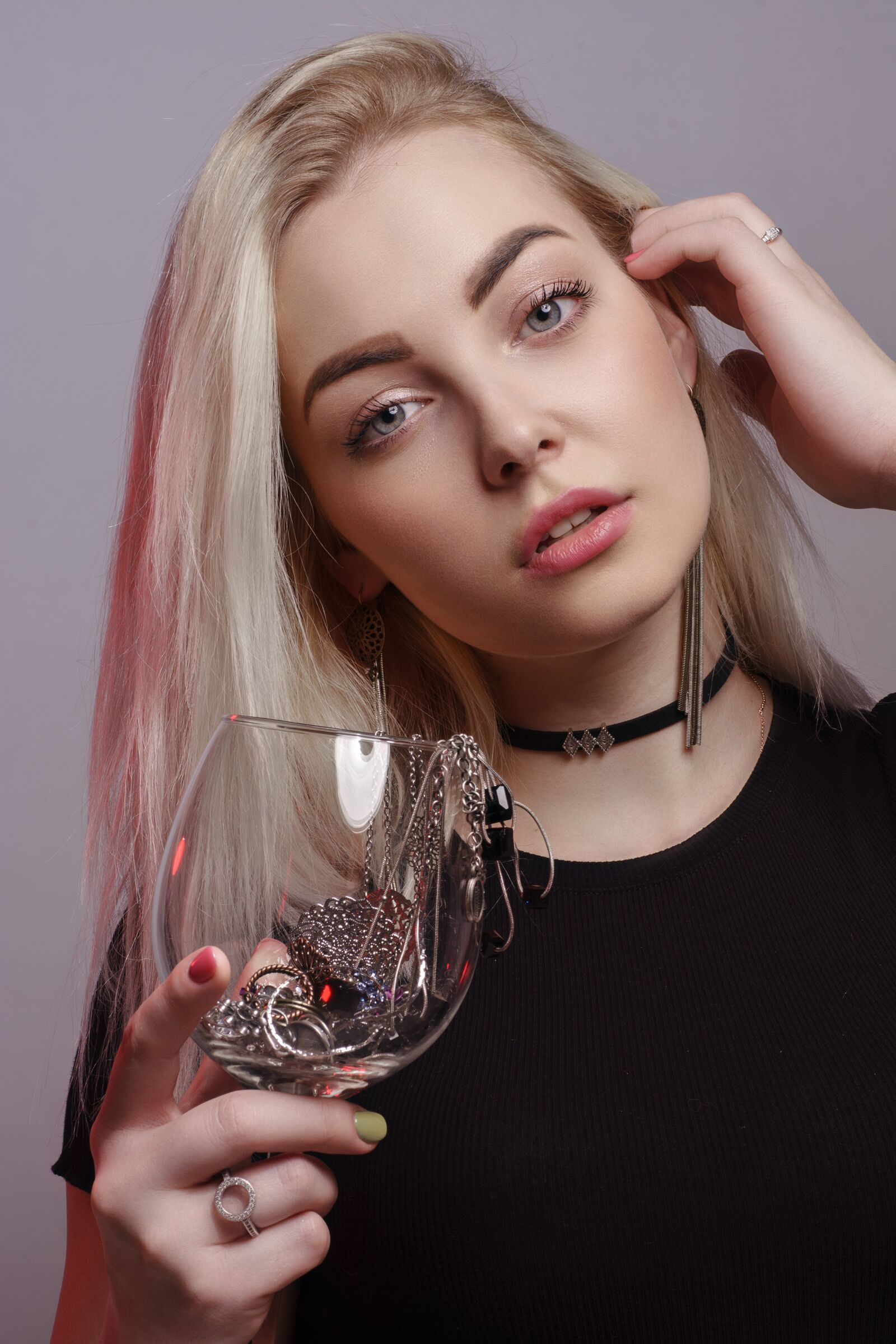 Nikon D5200 sample photo. Fashion, girl, jewelry photography
