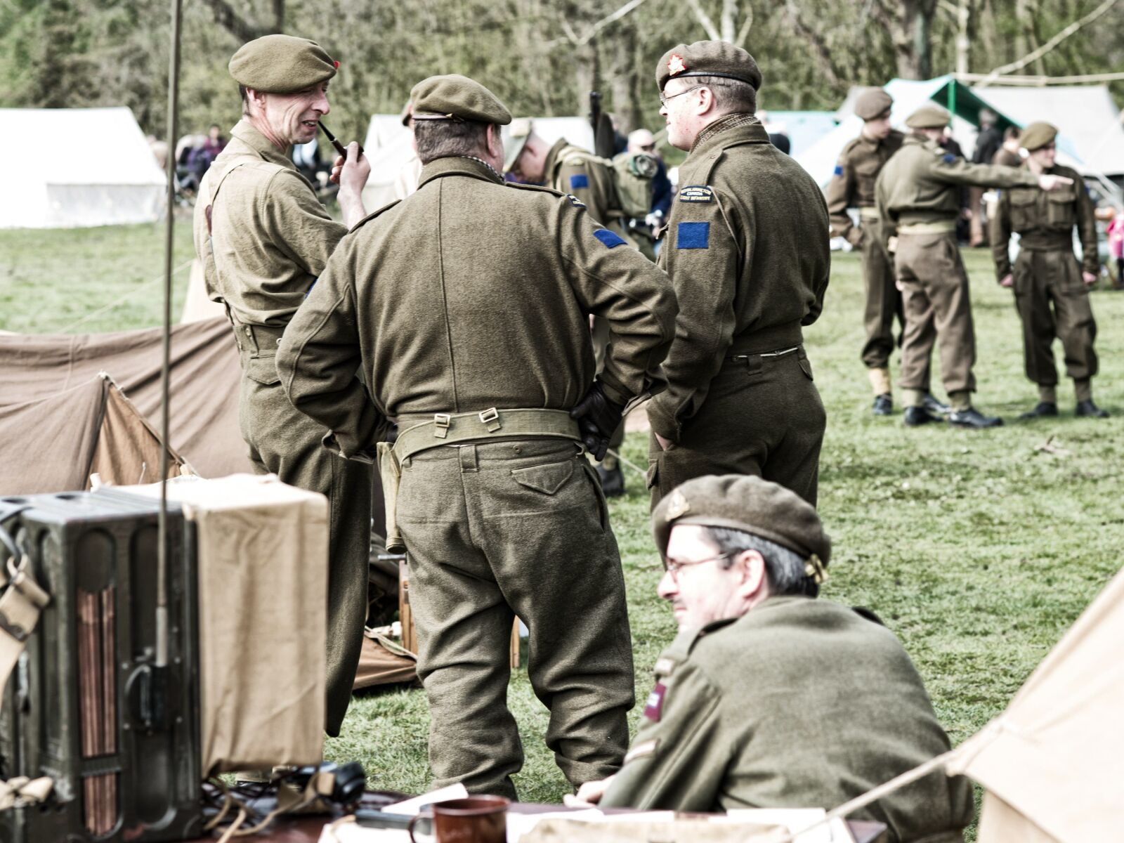 Nikon D610 sample photo. Re-enactors, groningen, liberation photography