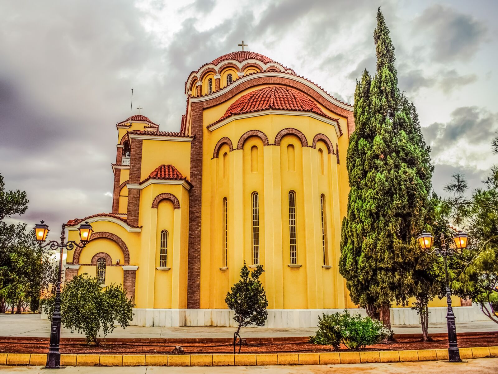 Nikon D3300 sample photo. Cyprus, paralimni, church photography