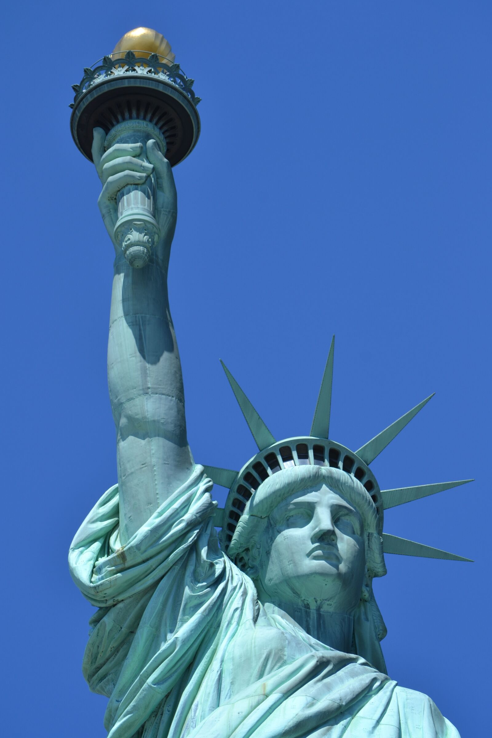 Nikon D3100 sample photo. Statue of liberty, new photography