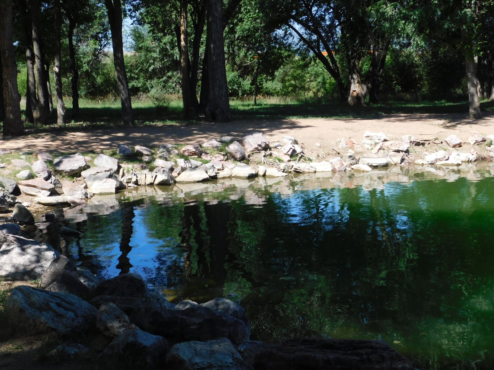 Nikon Coolpix B500 sample photo. Rocks, park, trees photography