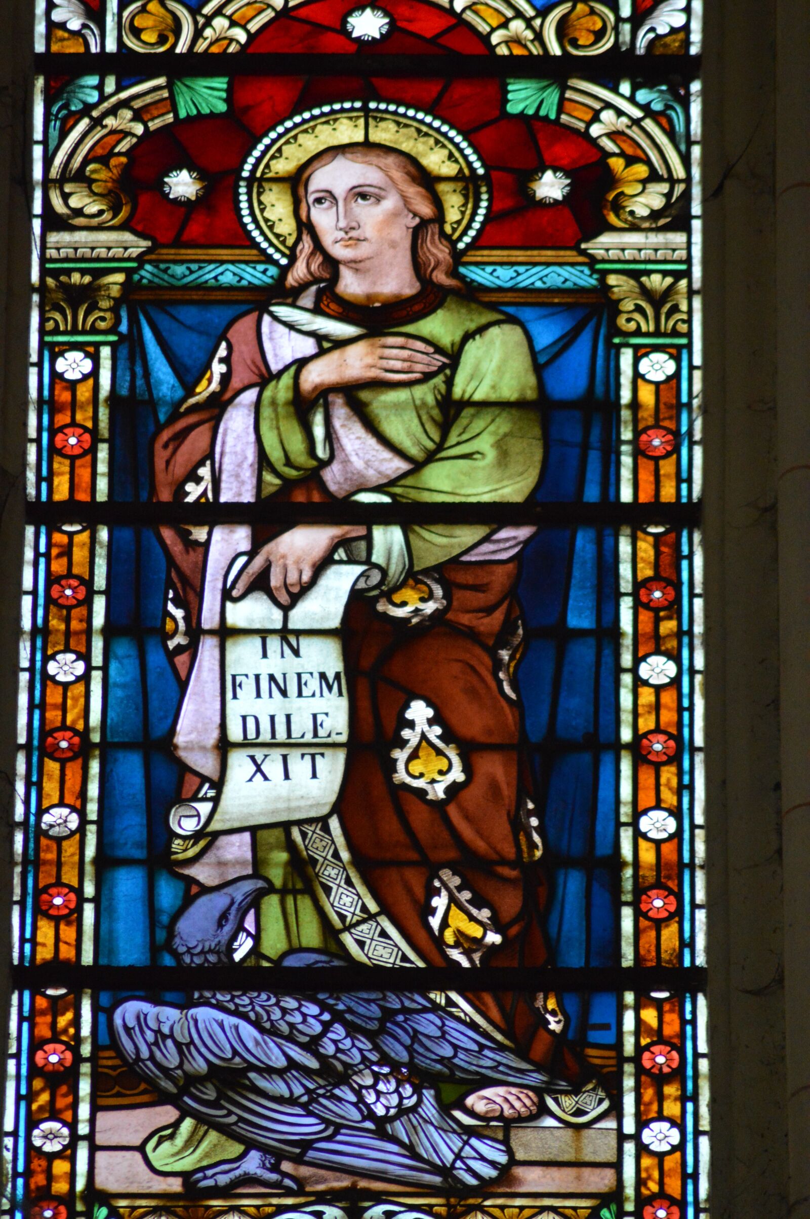 Nikon D3200 sample photo. Stained glass, colorful, apostle photography