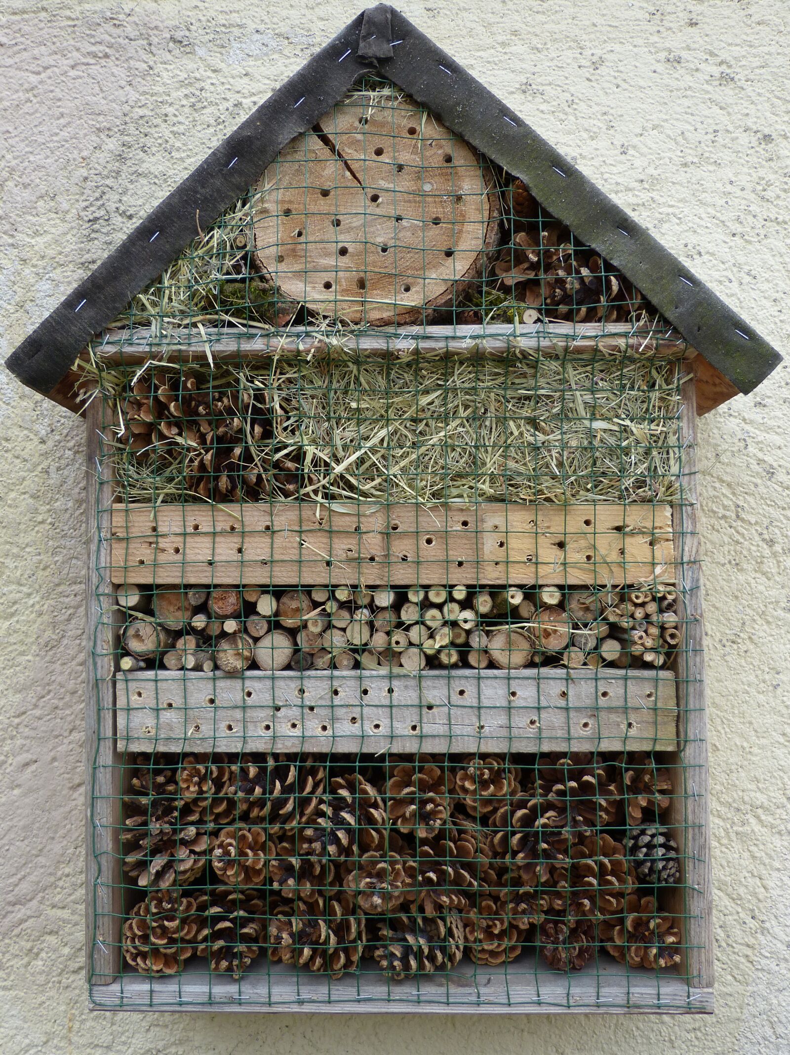 Panasonic Lumix DMC-FZ150 sample photo. Insect hotel, insect house photography
