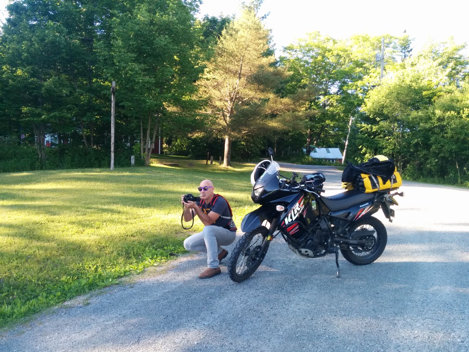 LG Nexus 5 sample photo. Motorcycle, photographer, road, trip photography
