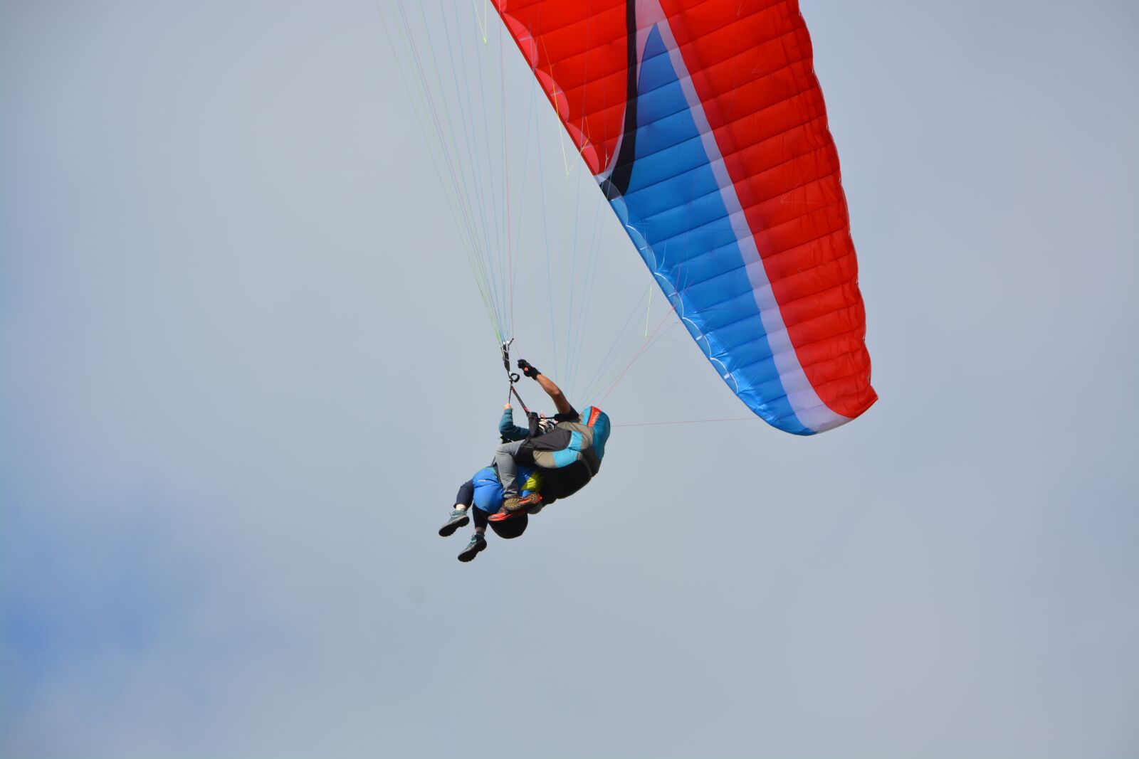 Nikon D5200 sample photo. Paragliding, bis place paragliding photography