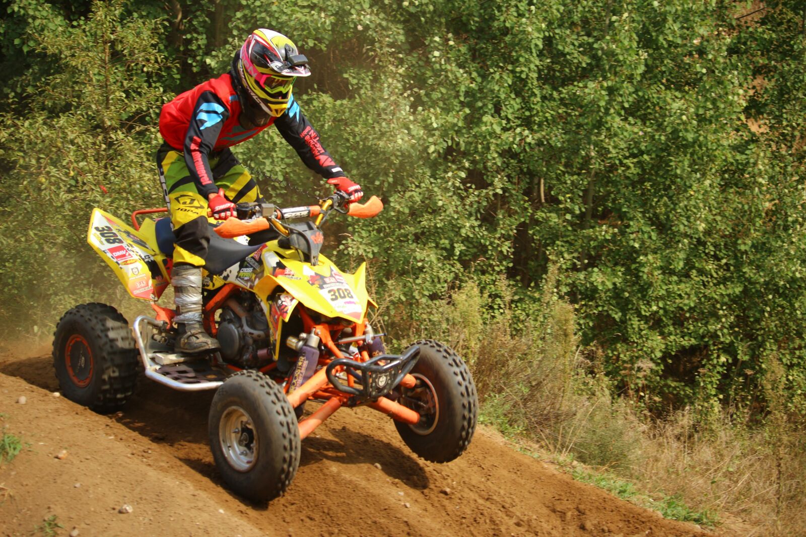 Canon EOS 100D (EOS Rebel SL1 / EOS Kiss X7) sample photo. Atv, quad, motorsport photography
