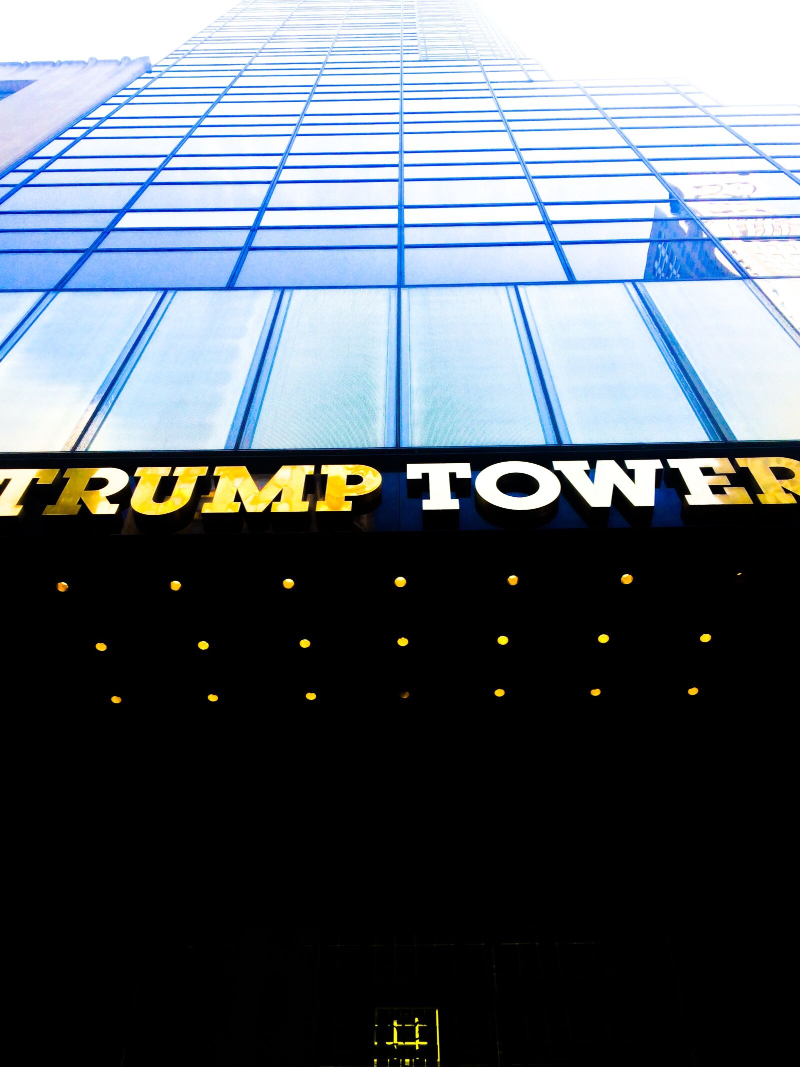 iPhone 5s back camera 4.15mm f/2.2 sample photo. Trump, tower, building photography