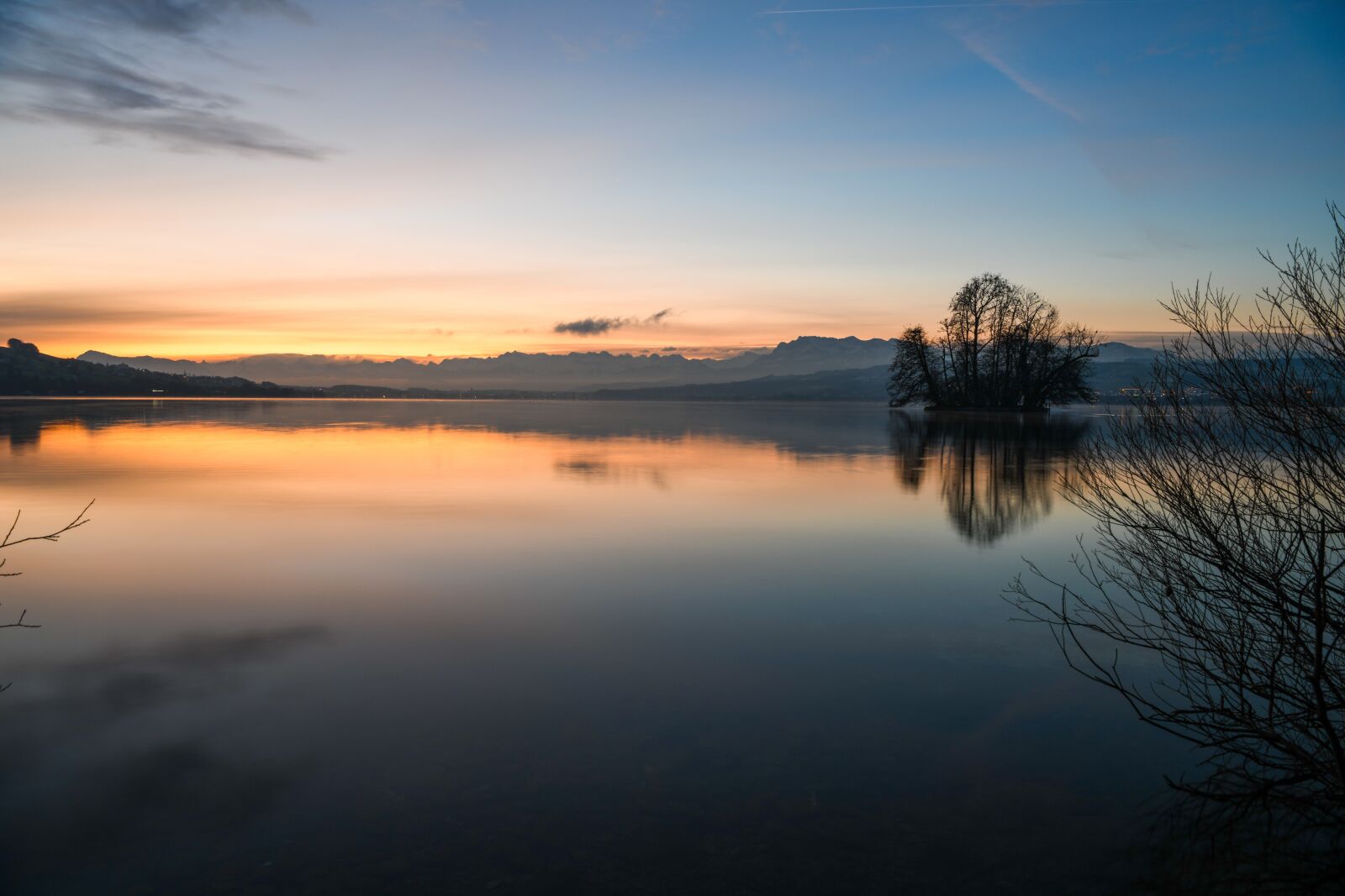 Nikon D850 sample photo. Morning, lake, sempachersee photography