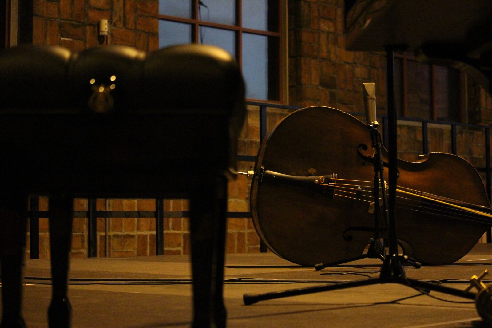 Canon EF-S 55-250mm F4-5.6 IS STM sample photo. Cello, wing, stool photography