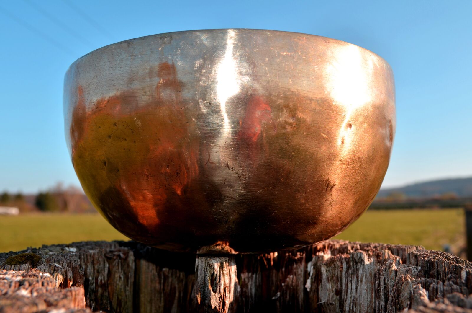 Nikon D5100 sample photo. Singing bowl, nature, singing photography
