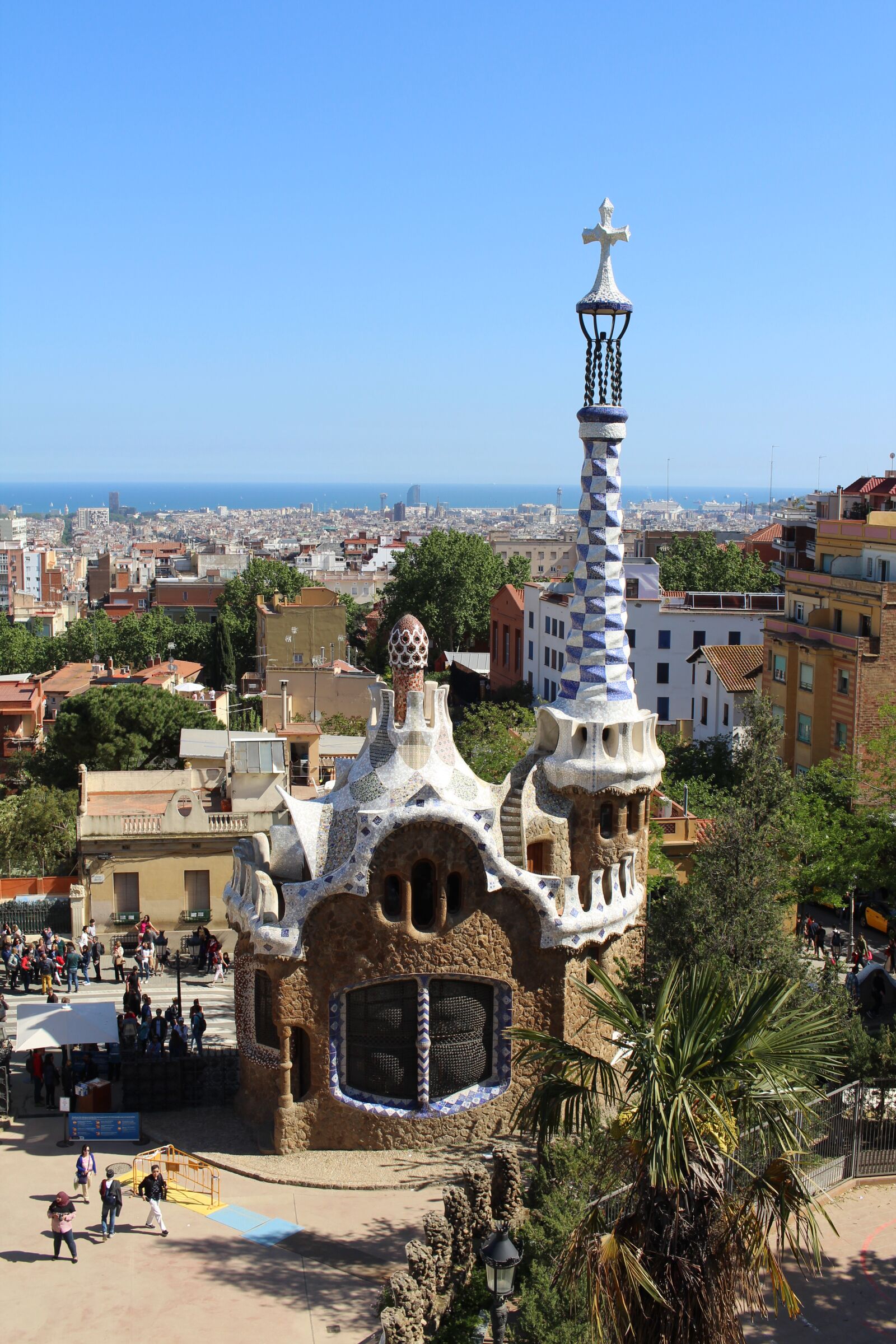 Canon EF-S 24mm F2.8 STM sample photo. Park guell, gaudi, barcelona photography
