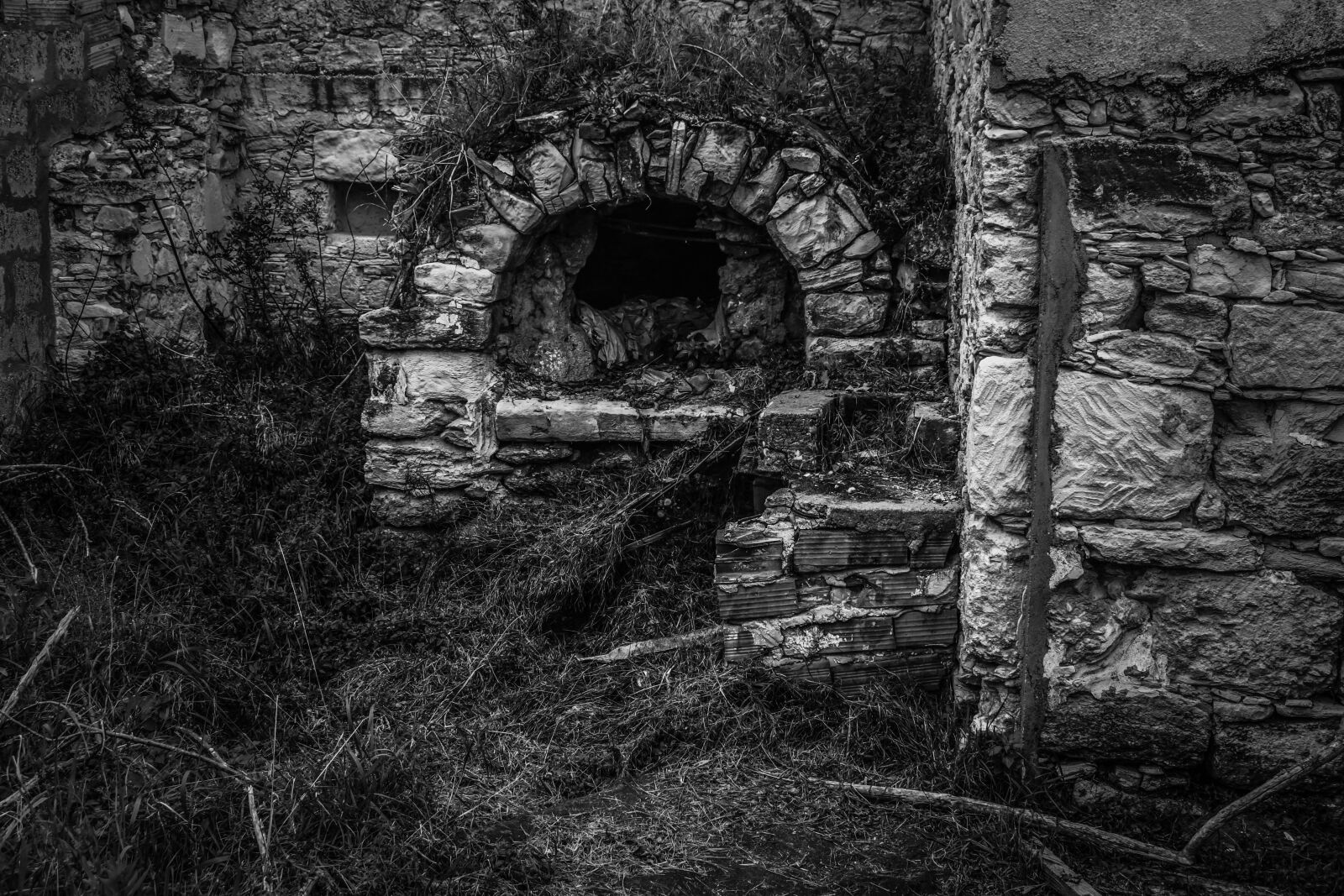 Nikon D3300 sample photo. Furnace, stone, old photography