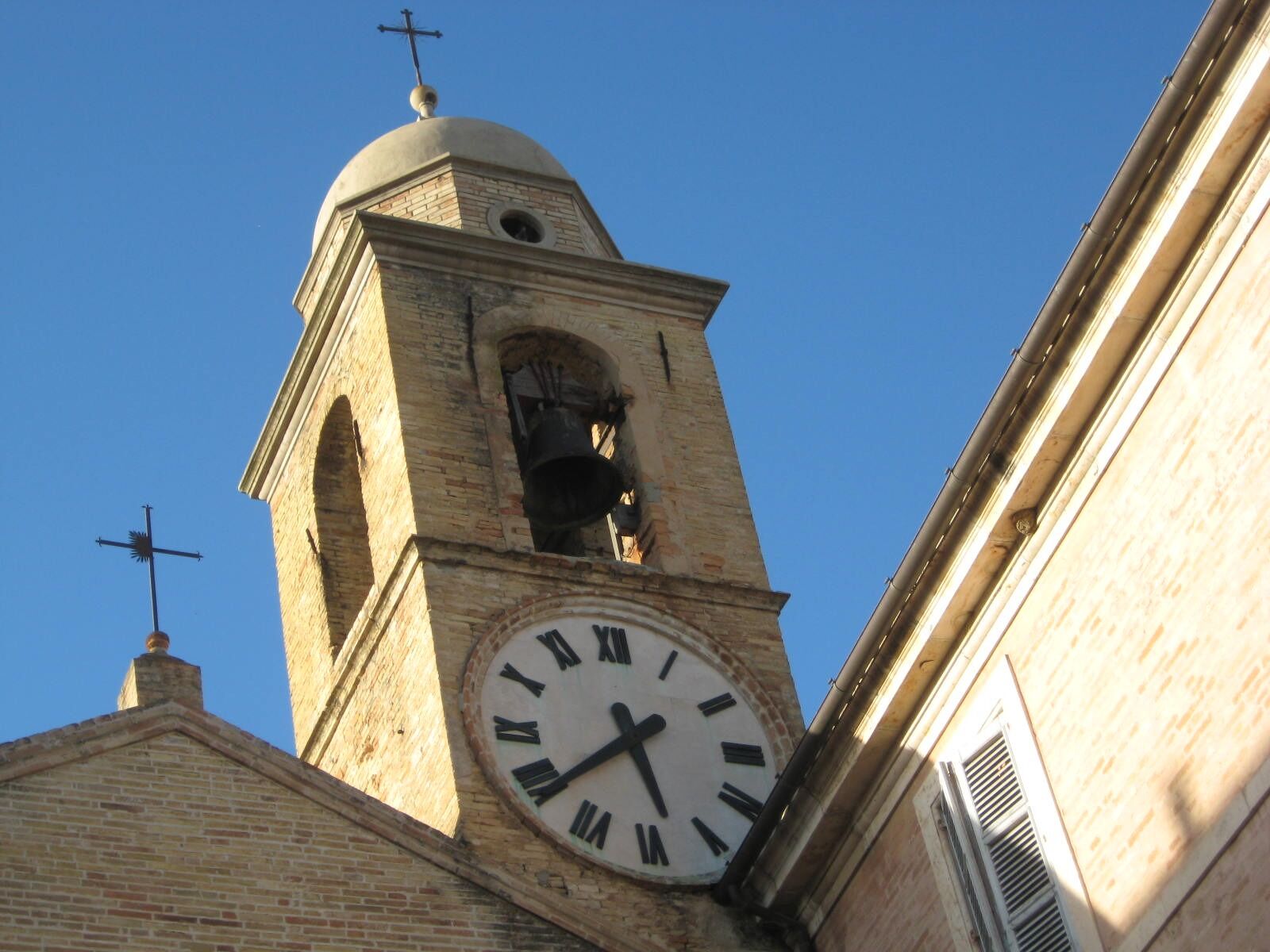 Canon POWERSHOT A560 sample photo. Church tower, italy, medievel photography