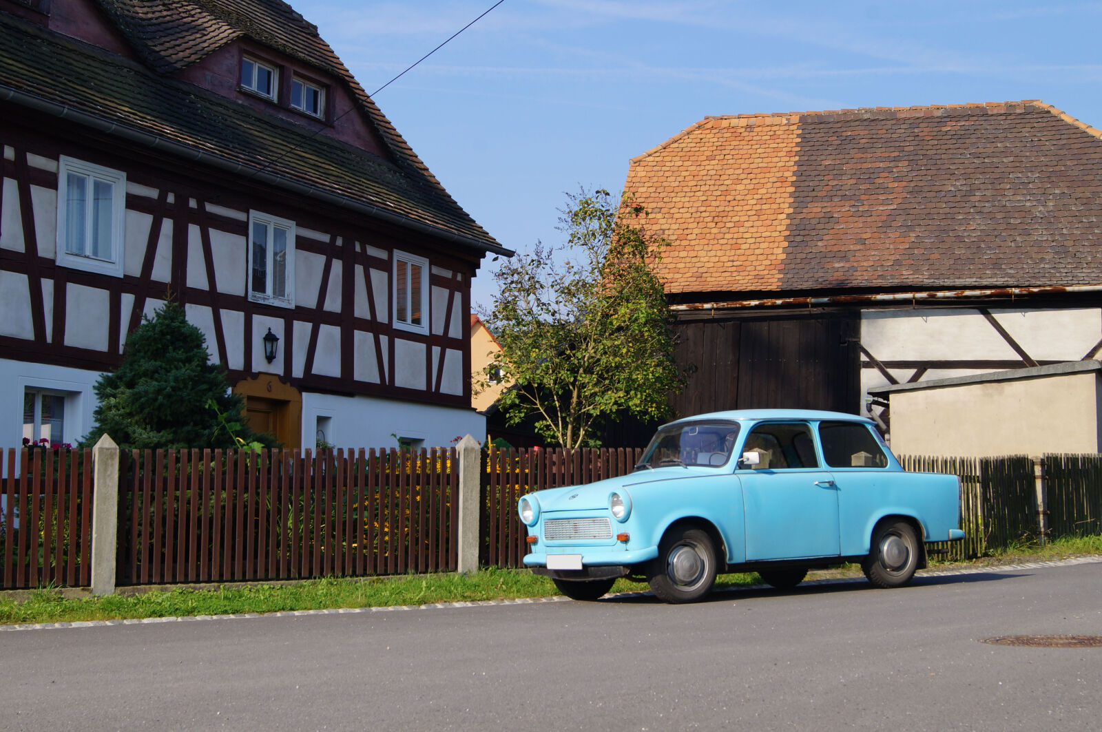Sony SLT-A57 sample photo. Ddr, eastern, germany, fachwerkhaus photography