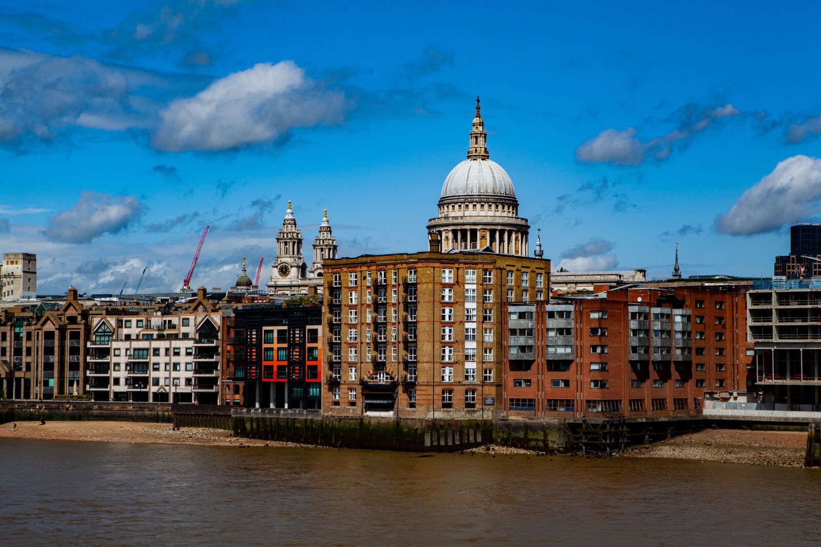 Canon EOS 5D Mark II + Canon EF 24-70mm F2.8L USM sample photo. St pauls, river thames photography