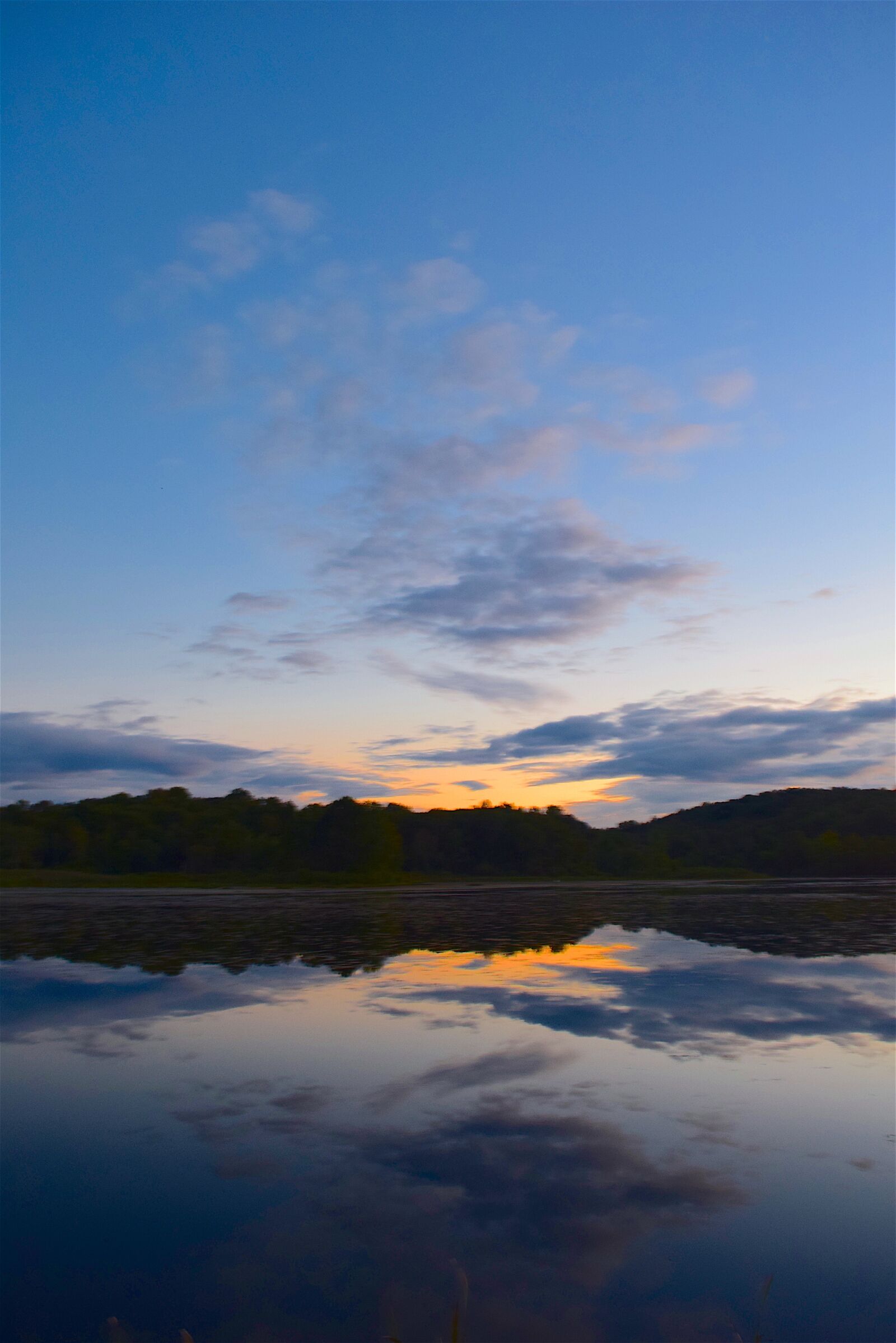 Nikon D3300 sample photo. Sunset, lake, clouds photography