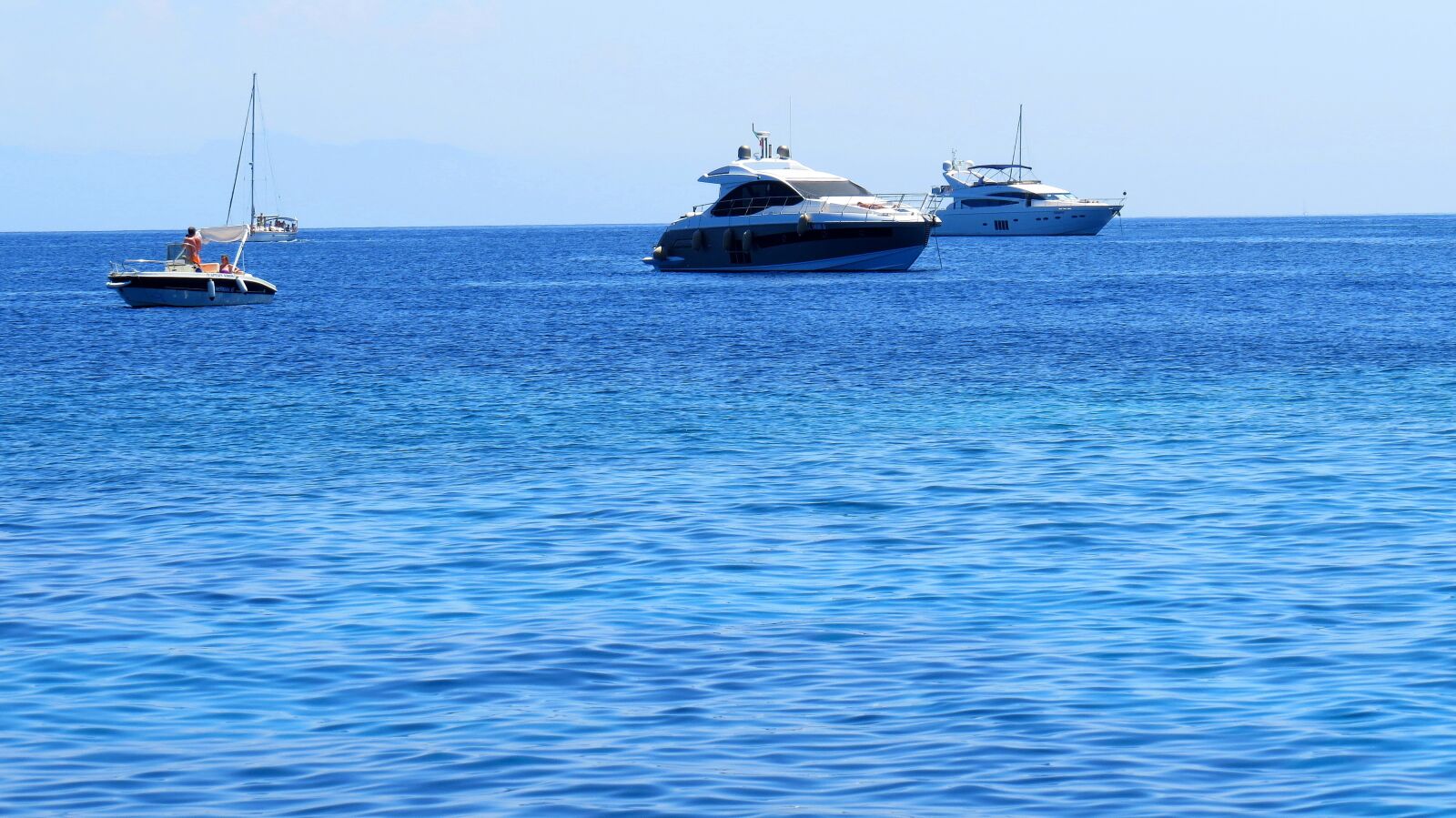 Canon PowerShot SX50 HS sample photo. Ionian sea, color blue photography