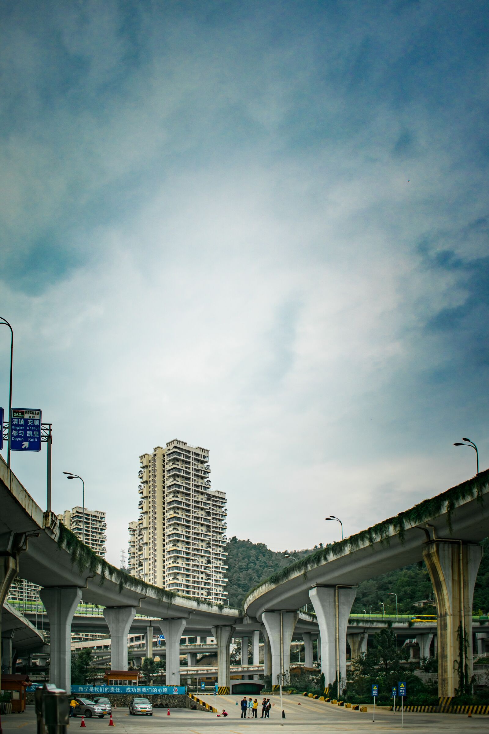 Nikon D3400 sample photo. Guizhou, guiyang, overpass photography