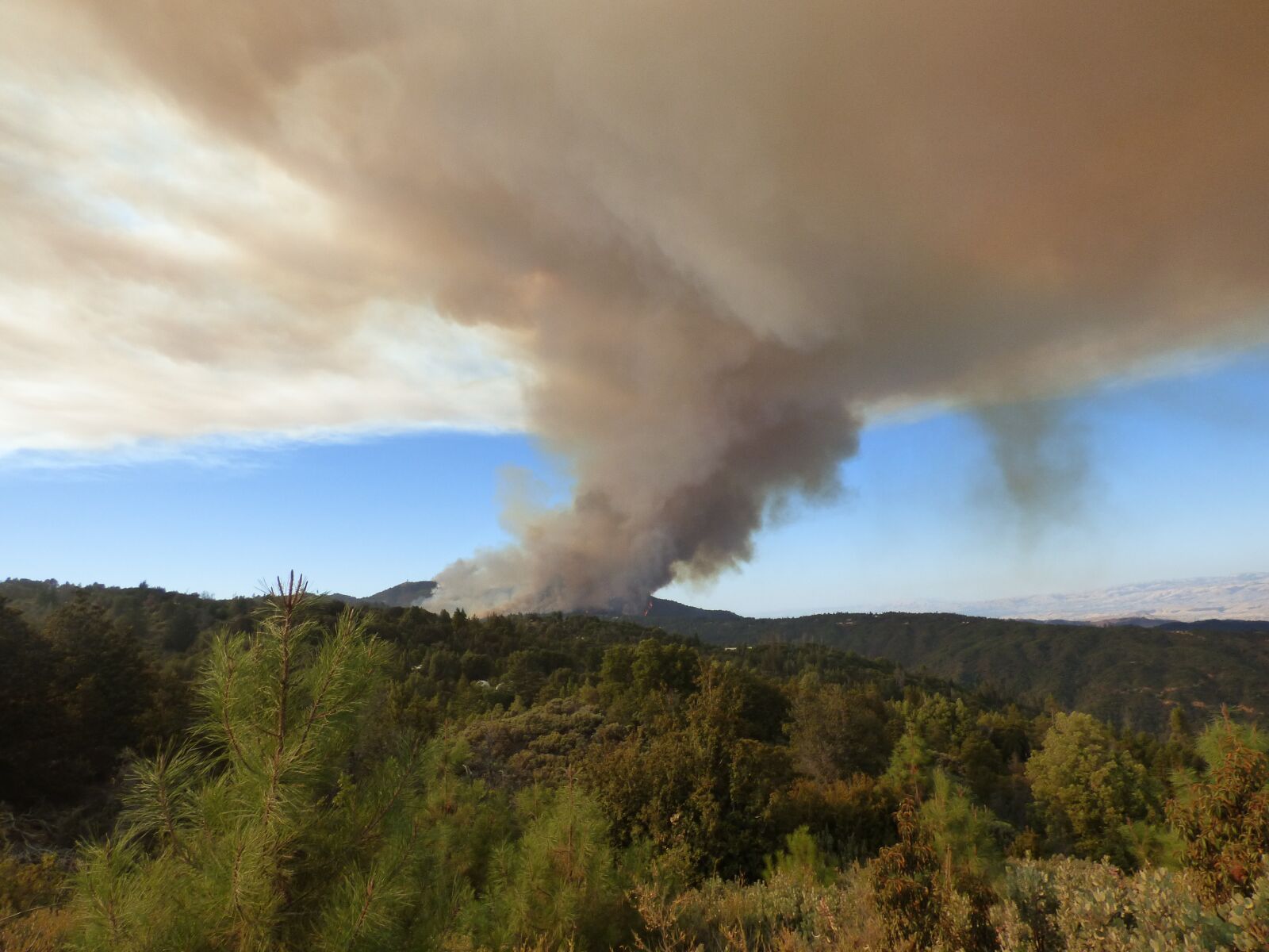Panasonic Lumix DMC-FZ70 sample photo. Forest fire, smoke, wildfire photography