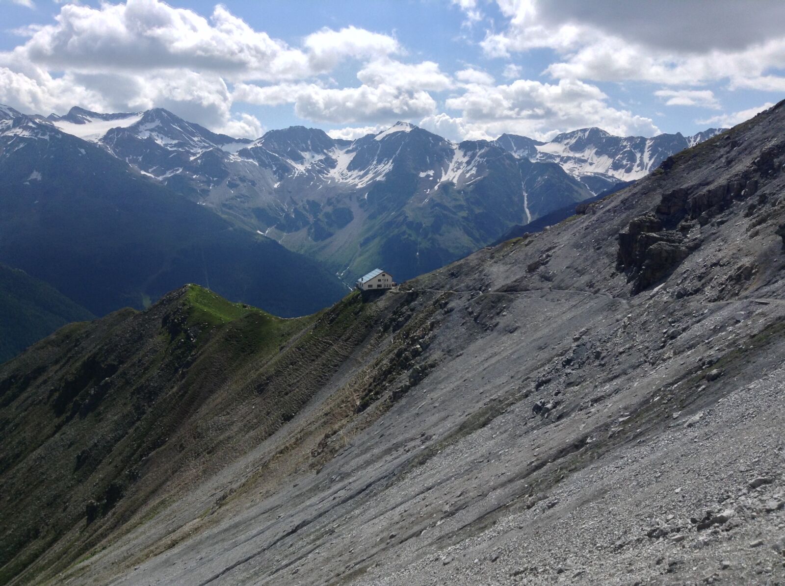 Apple iPod touch sample photo. Mountain, hut, view photography
