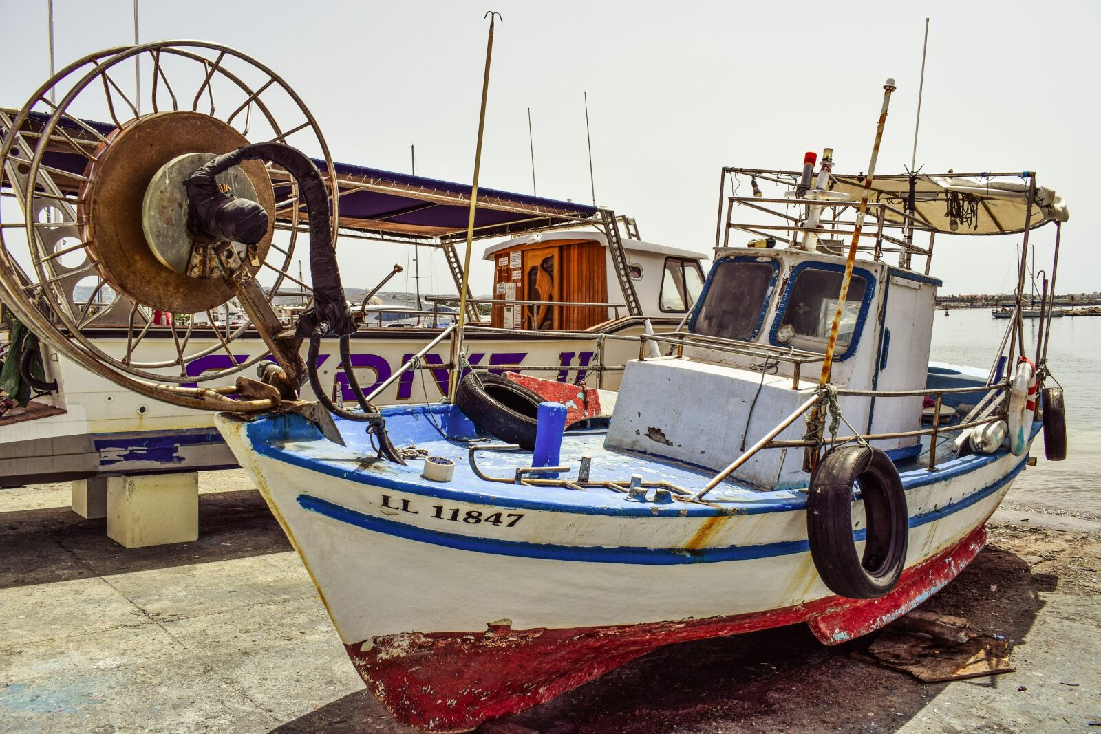 Nikon D3300 sample photo. Fishing boat, wooden, traditional photography