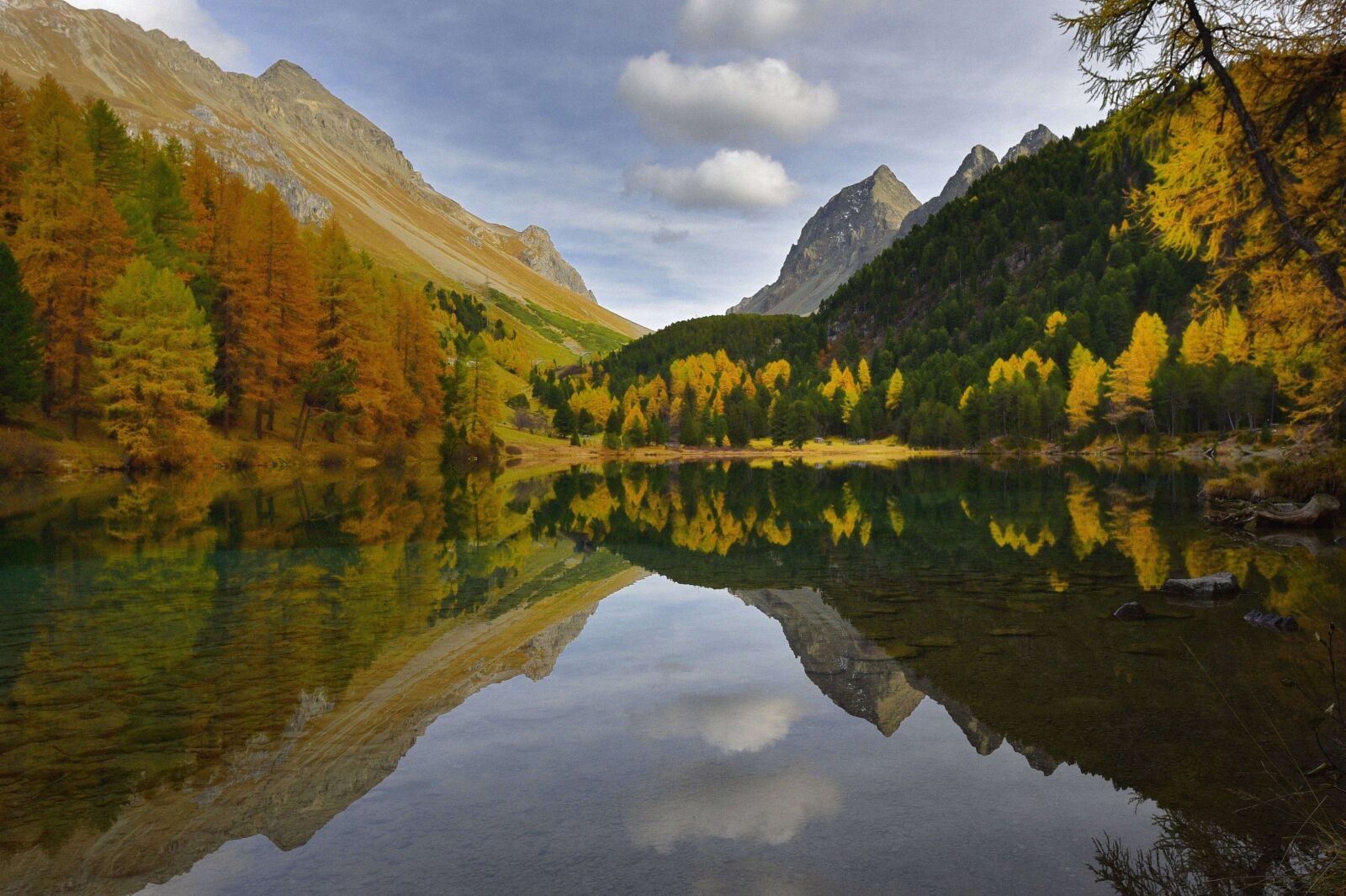 Nikon D750 sample photo. Mountain lake, albula valley photography