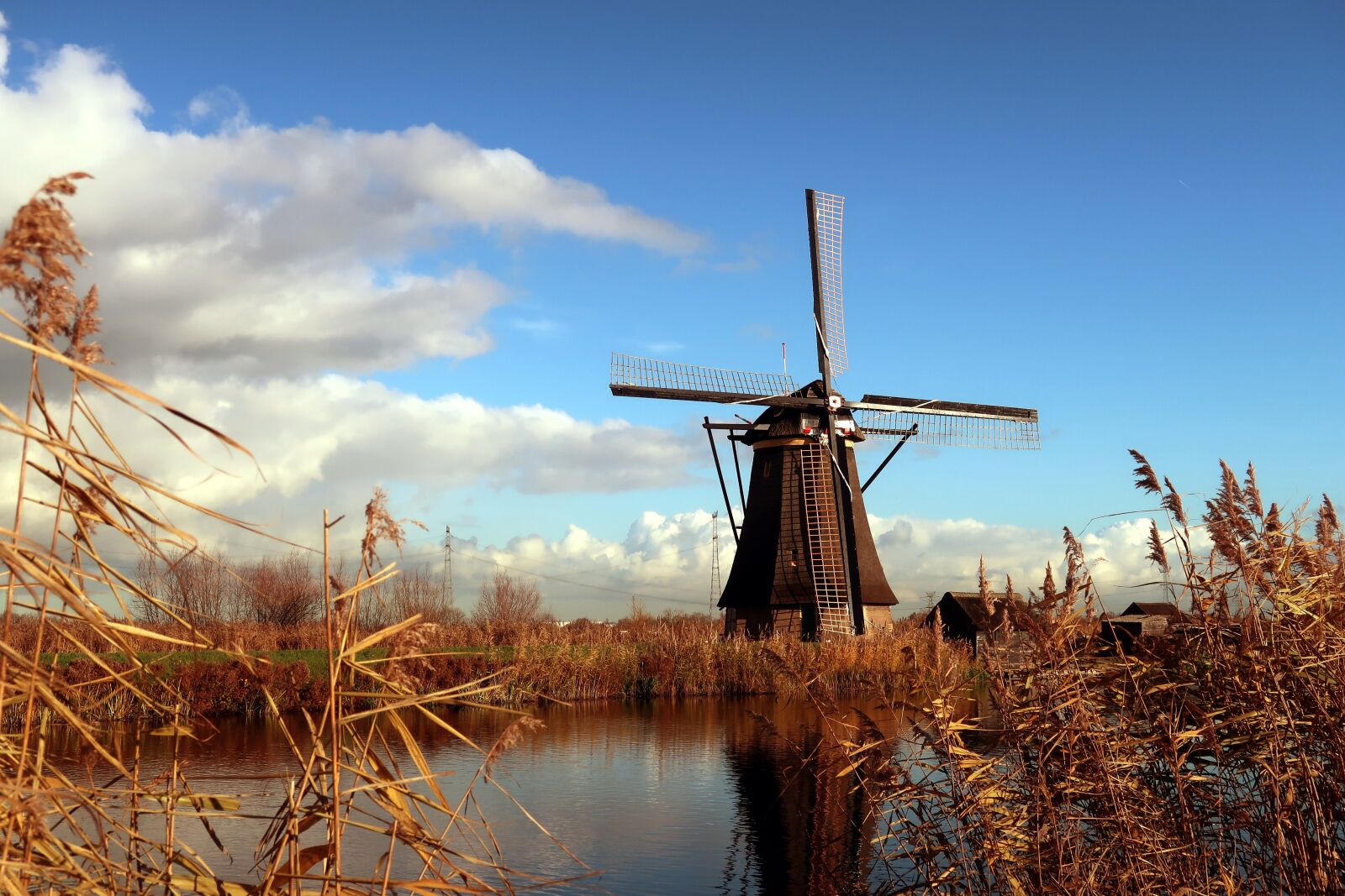 Canon PowerShot G7 X Mark II sample photo. Kinderdijk, mill, wind mill photography