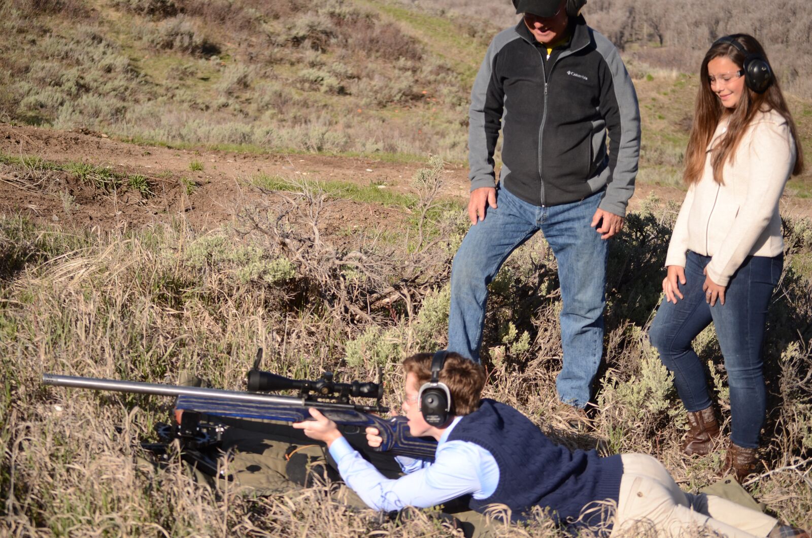 Nikon D7000 sample photo. Long range rifle, nomad photography