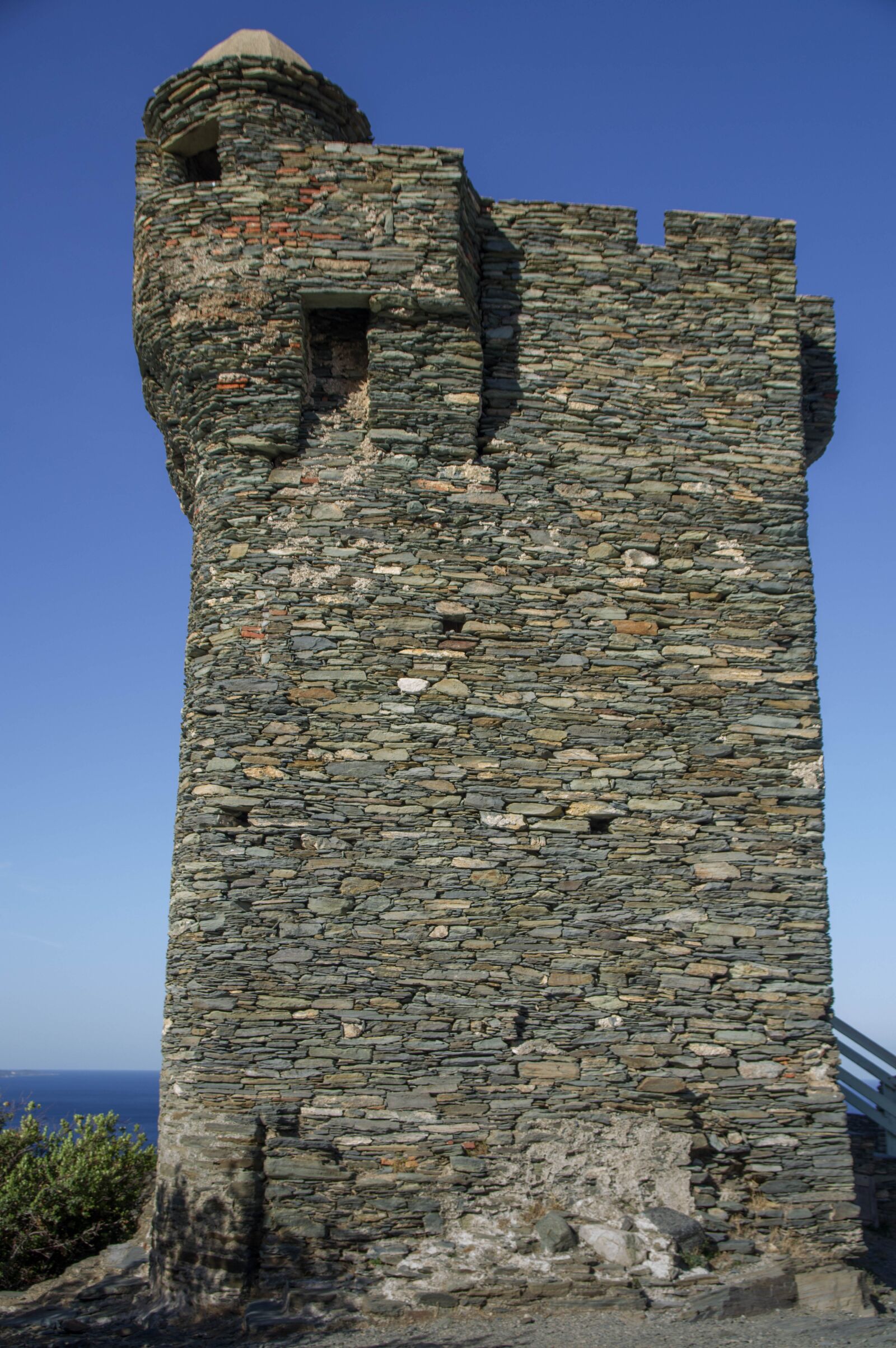 Pentax KP sample photo. Corsican, nonza, tower photography