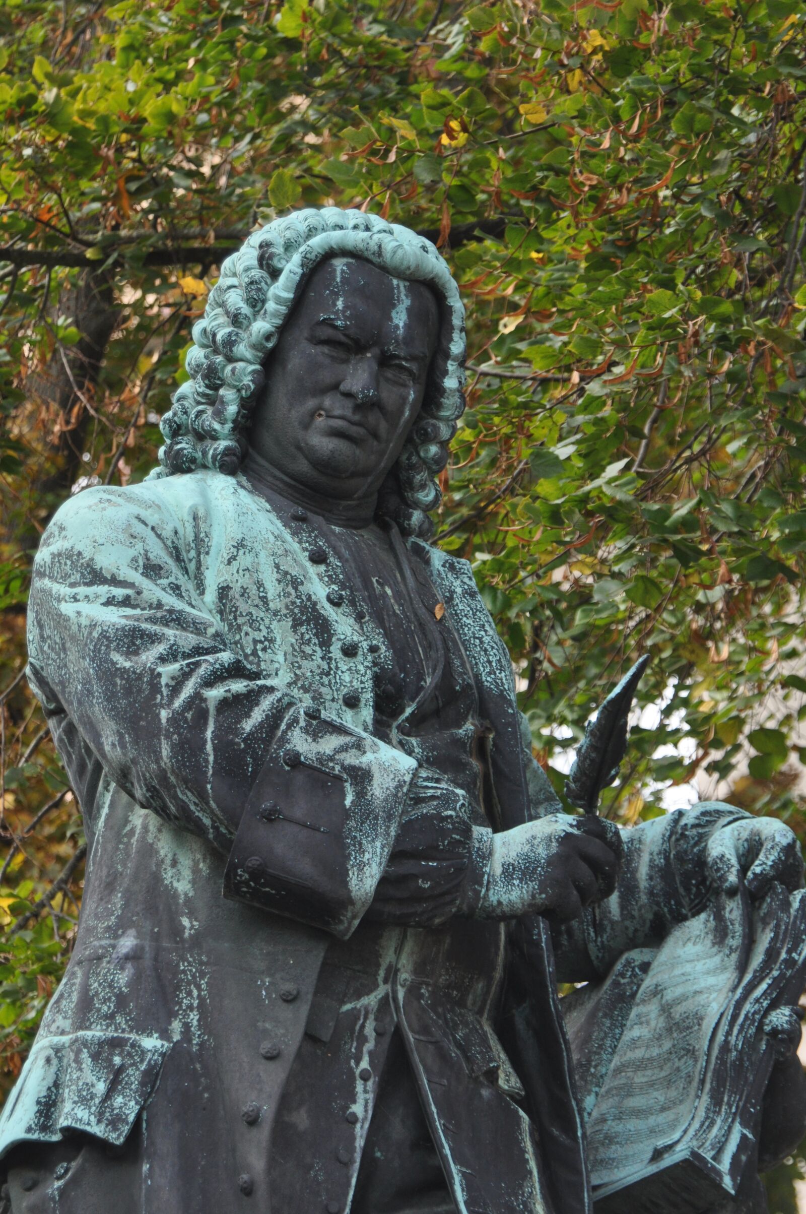 Nikon D90 sample photo. Bach, figure, composer photography