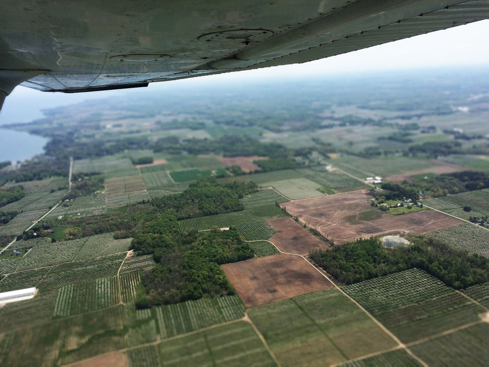 iPhone 5s back camera 4.15mm f/2.2 sample photo. Aerial, agriculture, cropland photography