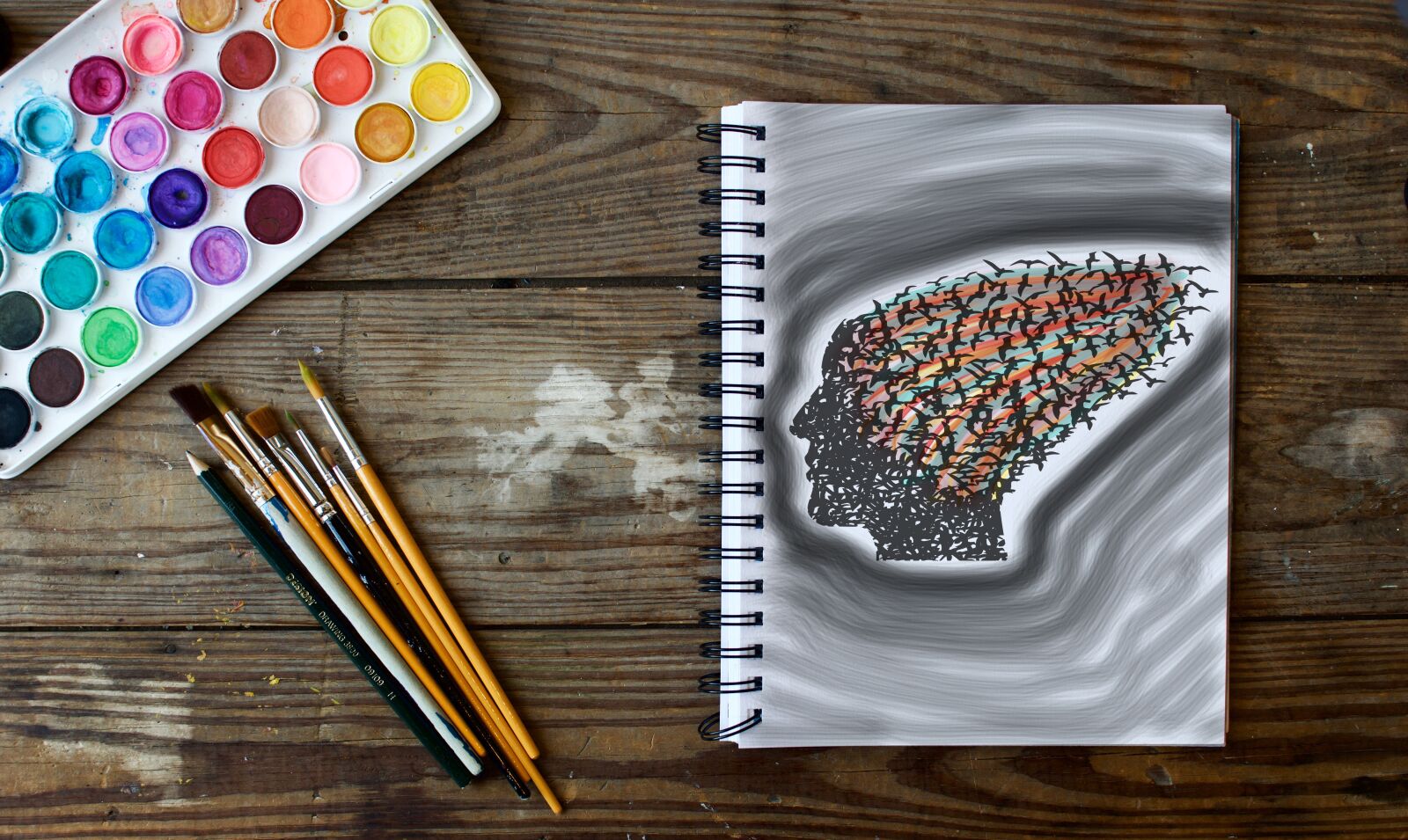 Nikon D3300 sample photo. Art, drawing, watercolor photography