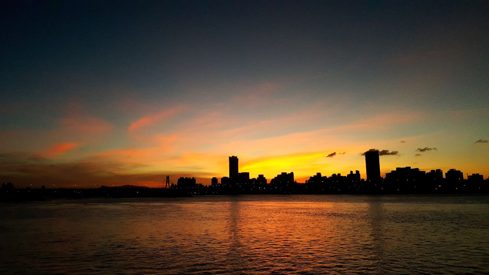 Samsung Galaxy Note5 sample photo. Sunset, sky, taiwan photography
