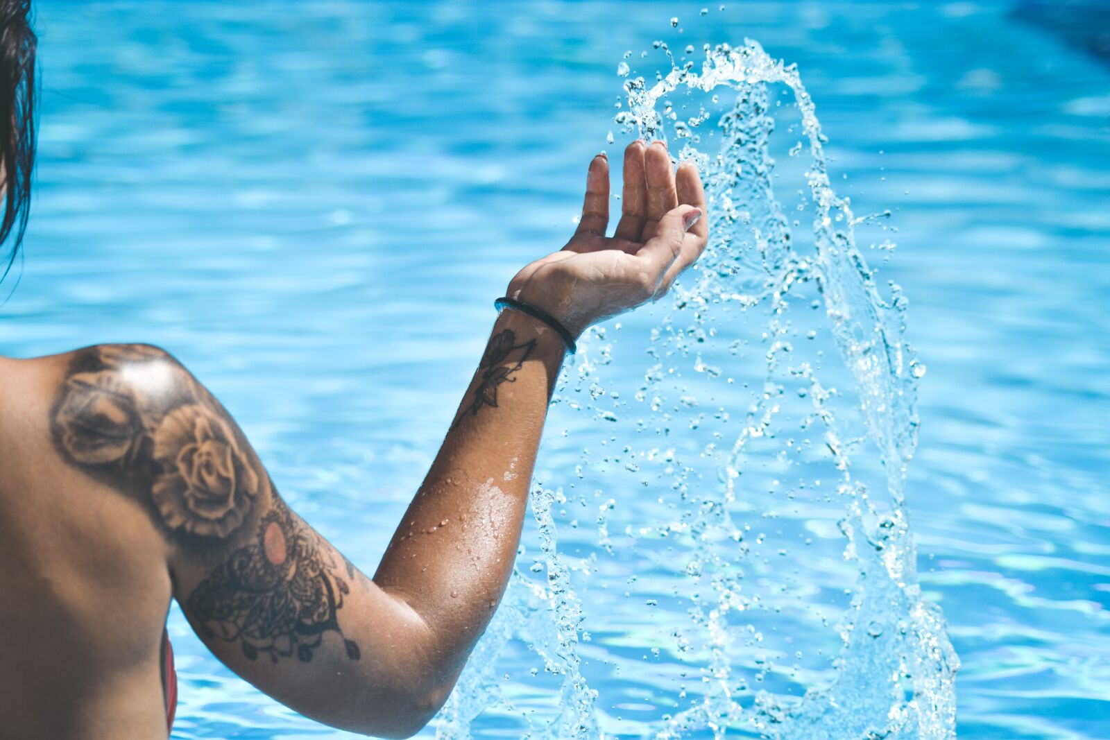 Nikon D3300 sample photo. Water, blue, pool photography