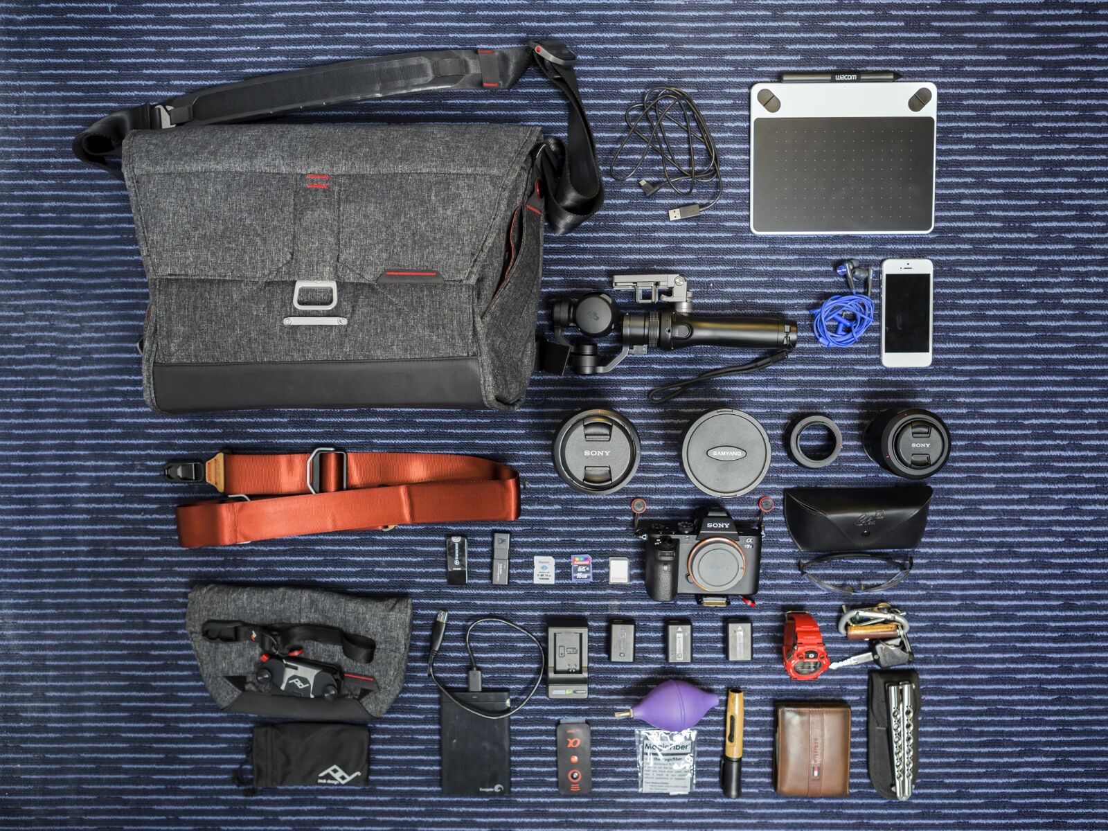 Canon EF 24-70mm F2.8L USM sample photo. Bag, belt, box photography