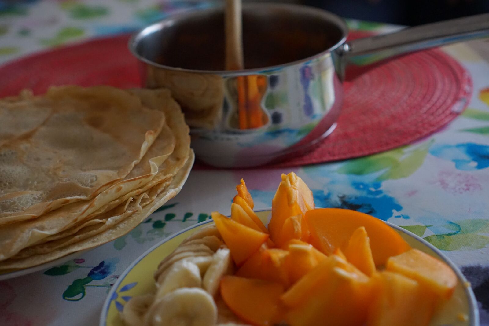 Sony a6000 + Sony E 35mm F1.8 OSS sample photo. Pancake, crepes, delicious photography