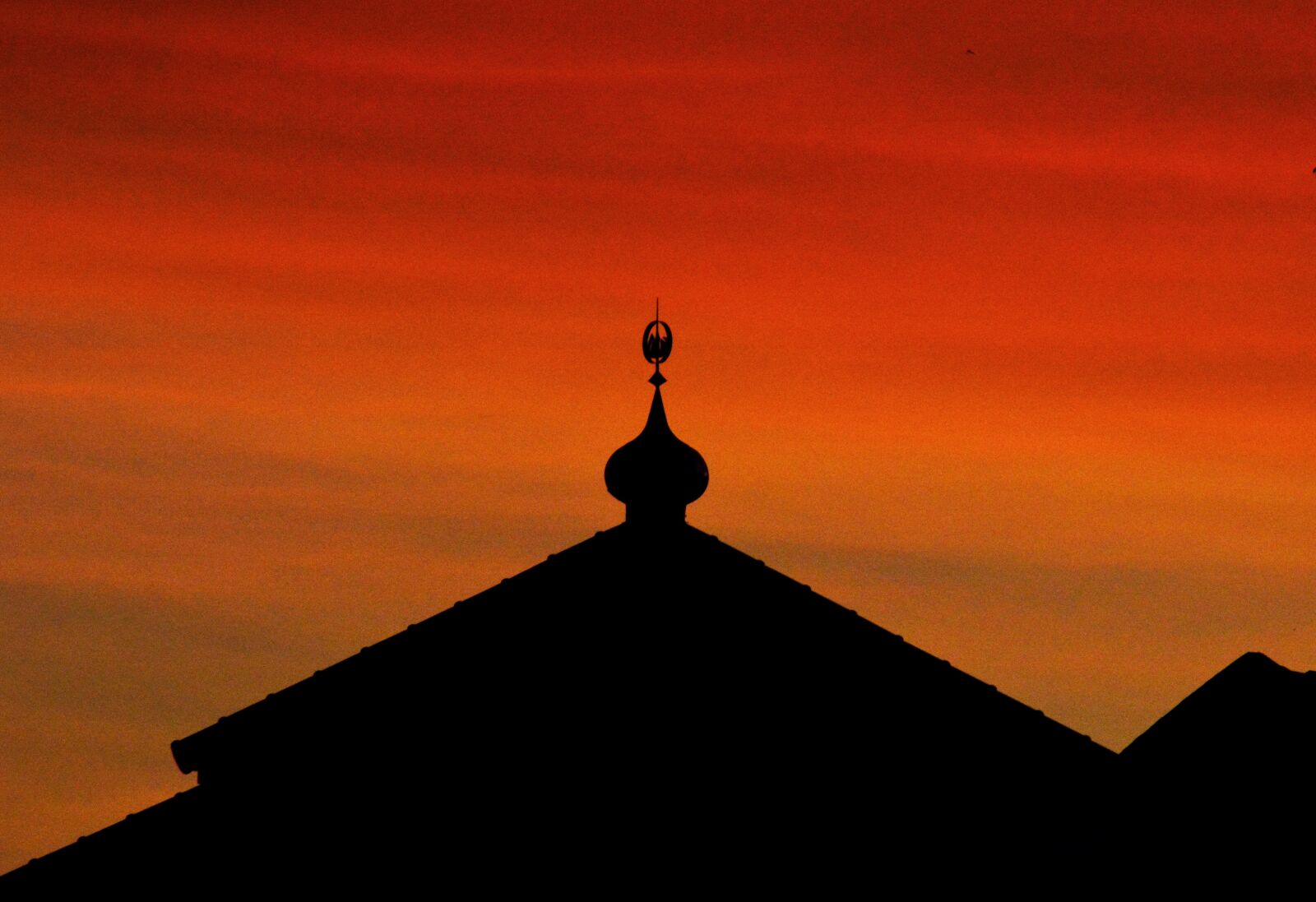 Nikon D5200 sample photo. Silhouette, musholla, mosque photography