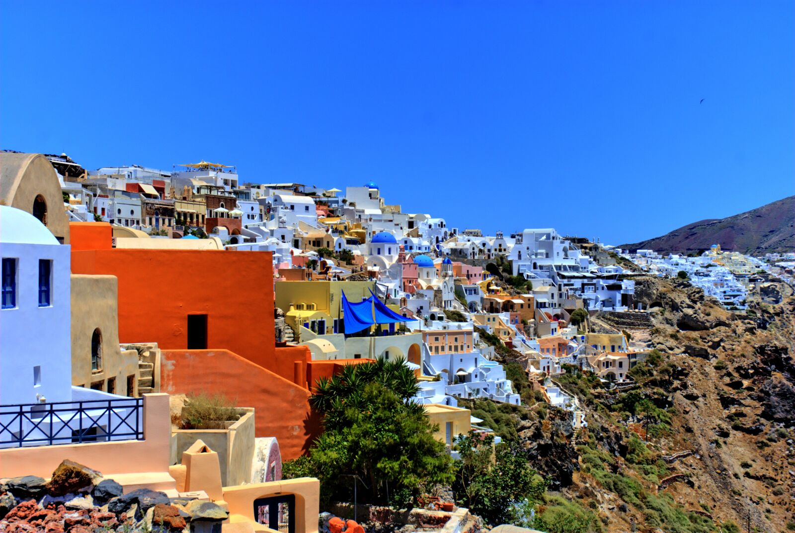 Nikon D80 sample photo. Greece, santorini, the sun photography