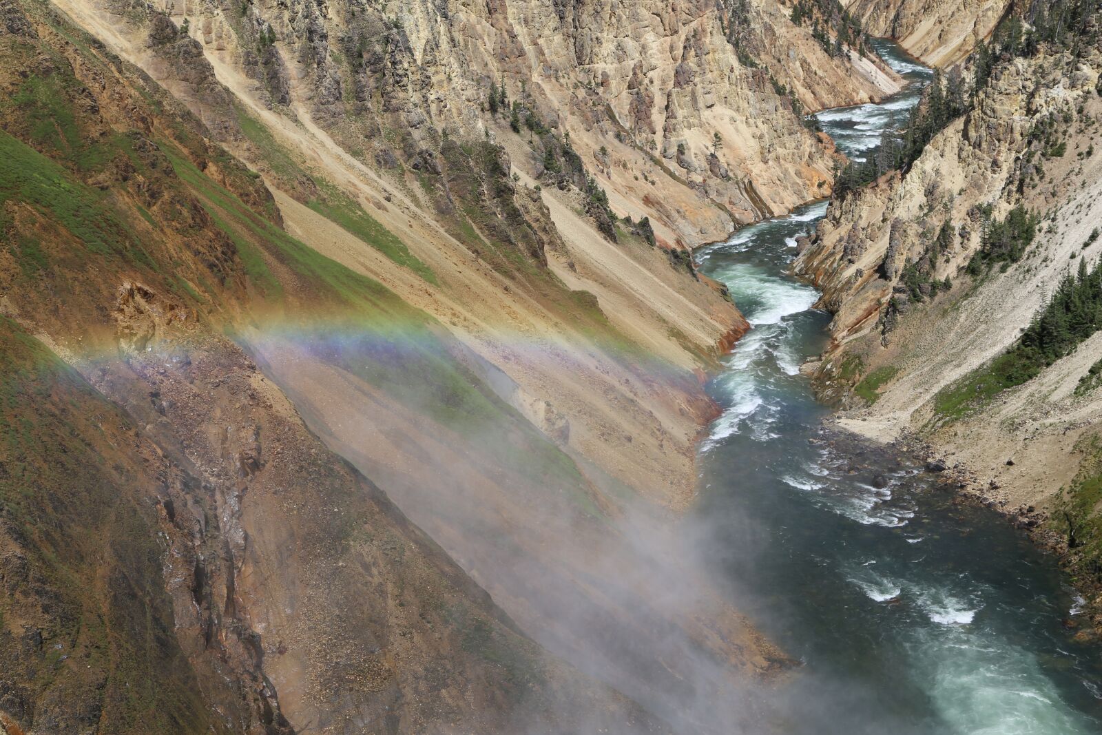 Canon EOS 6D + Canon EF 24-105mm F4L IS USM sample photo. Valley, gorge, rainbow photography