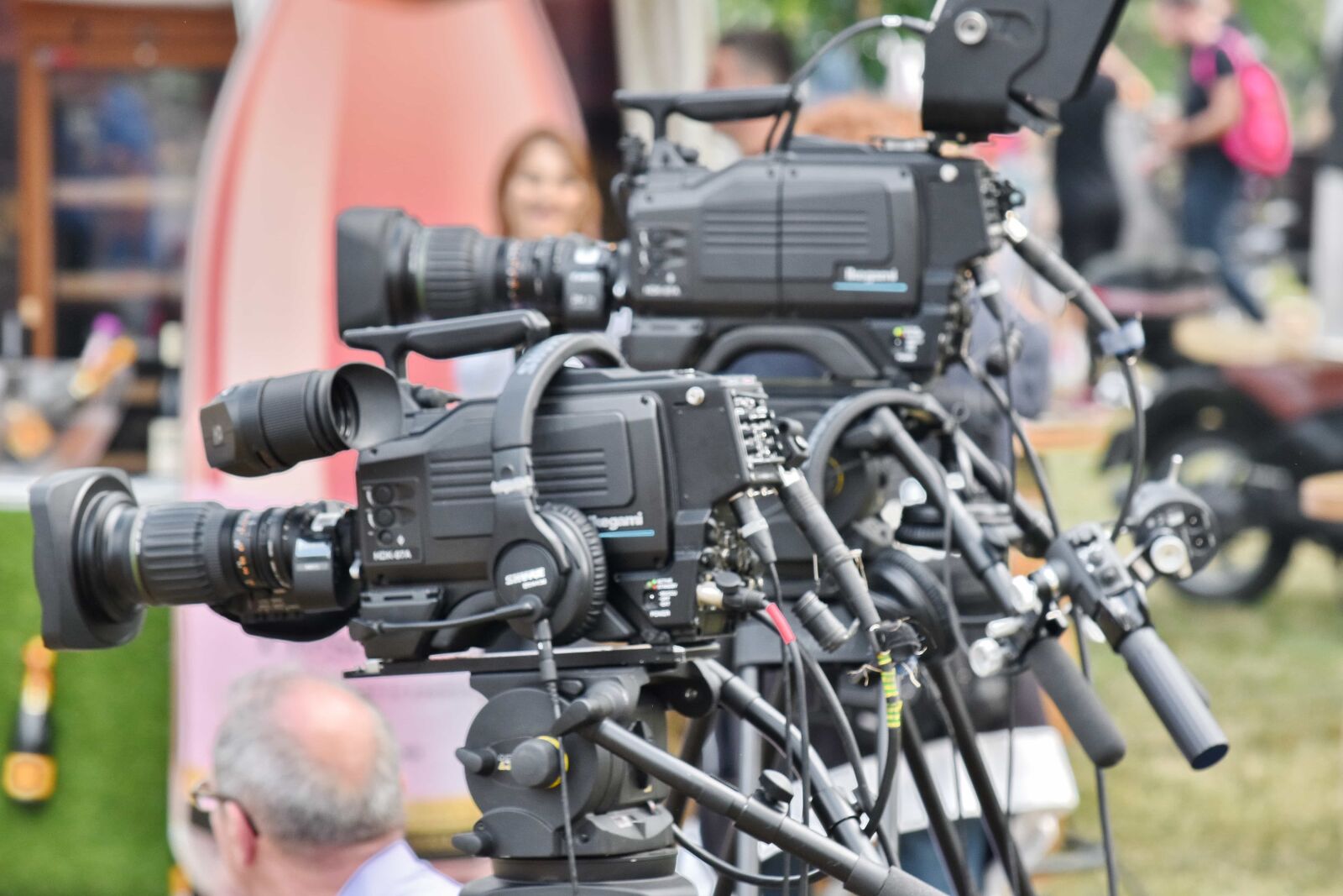 Nikon D5500 sample photo. Crowd, journalism, video recording photography
