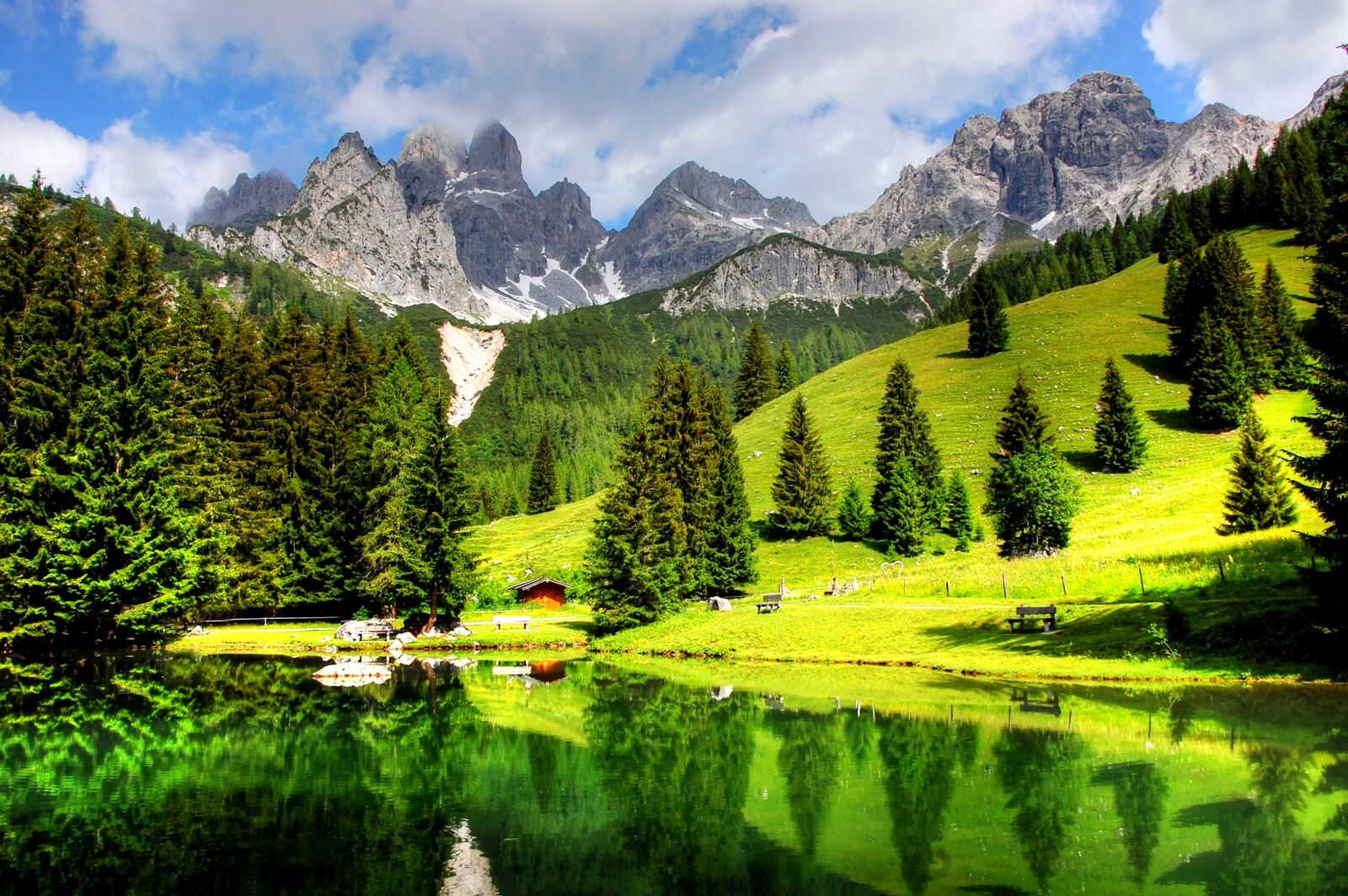 Nikon D40 sample photo. Bischofsmütze, dachstein, alpine photography