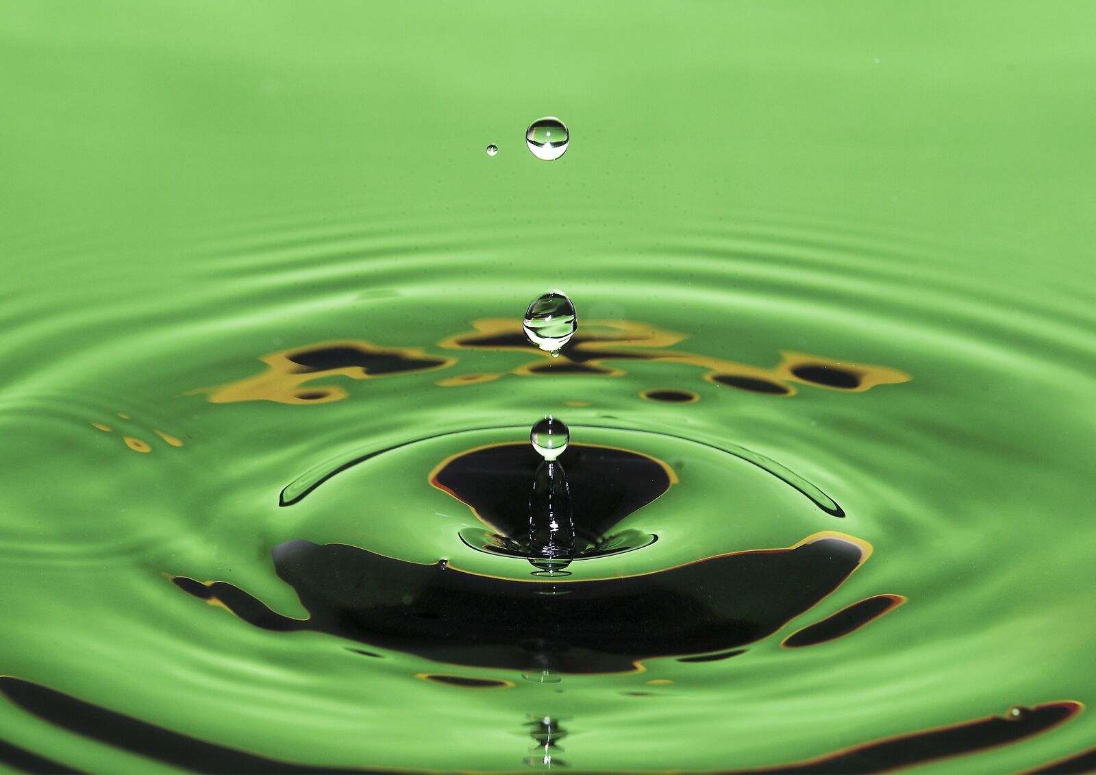 Nikon D80 sample photo. Drop, macro, water photography