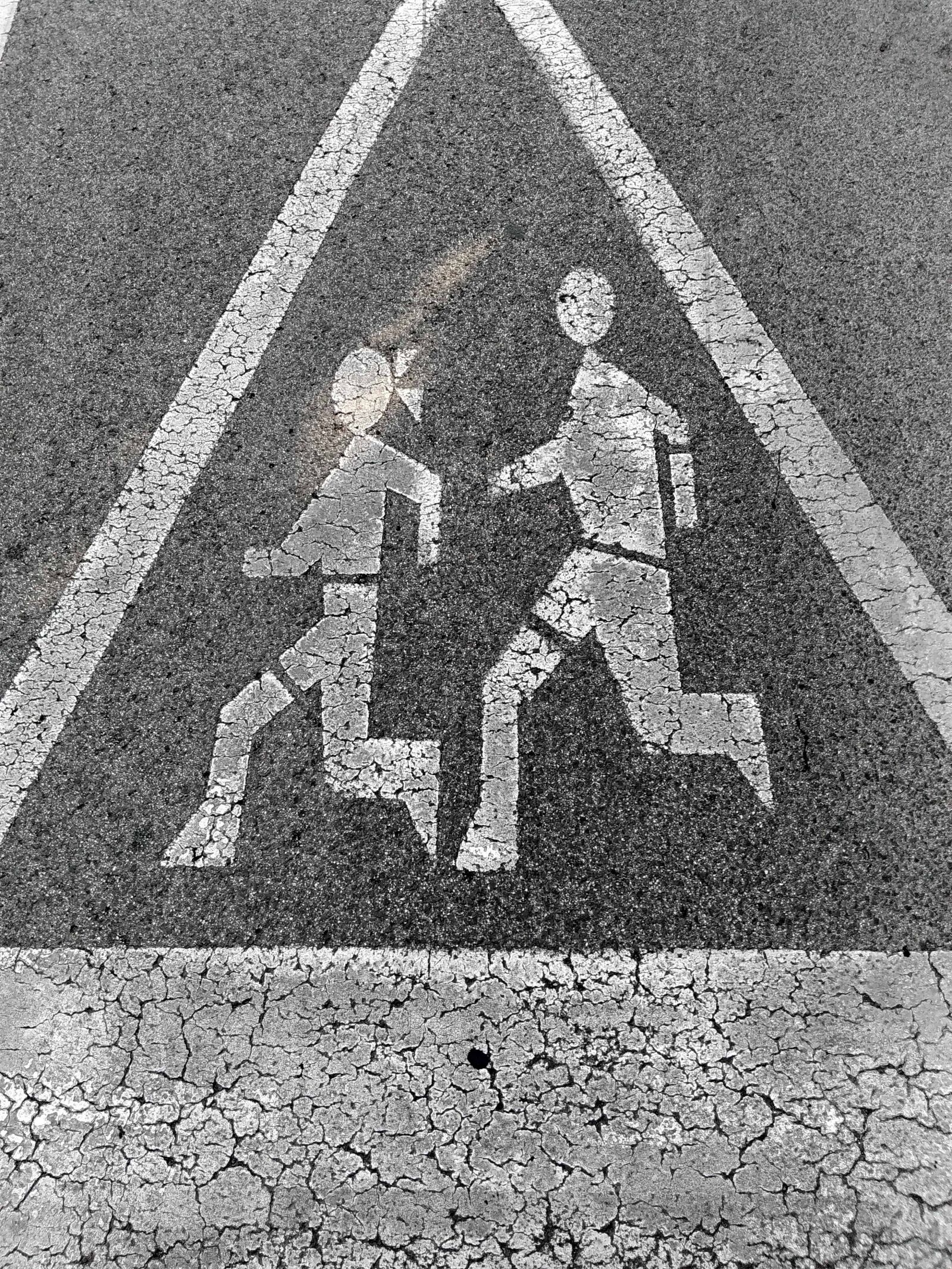 Lenovo S60-A sample photo. Symbol, sign, pavement, asphalt photography