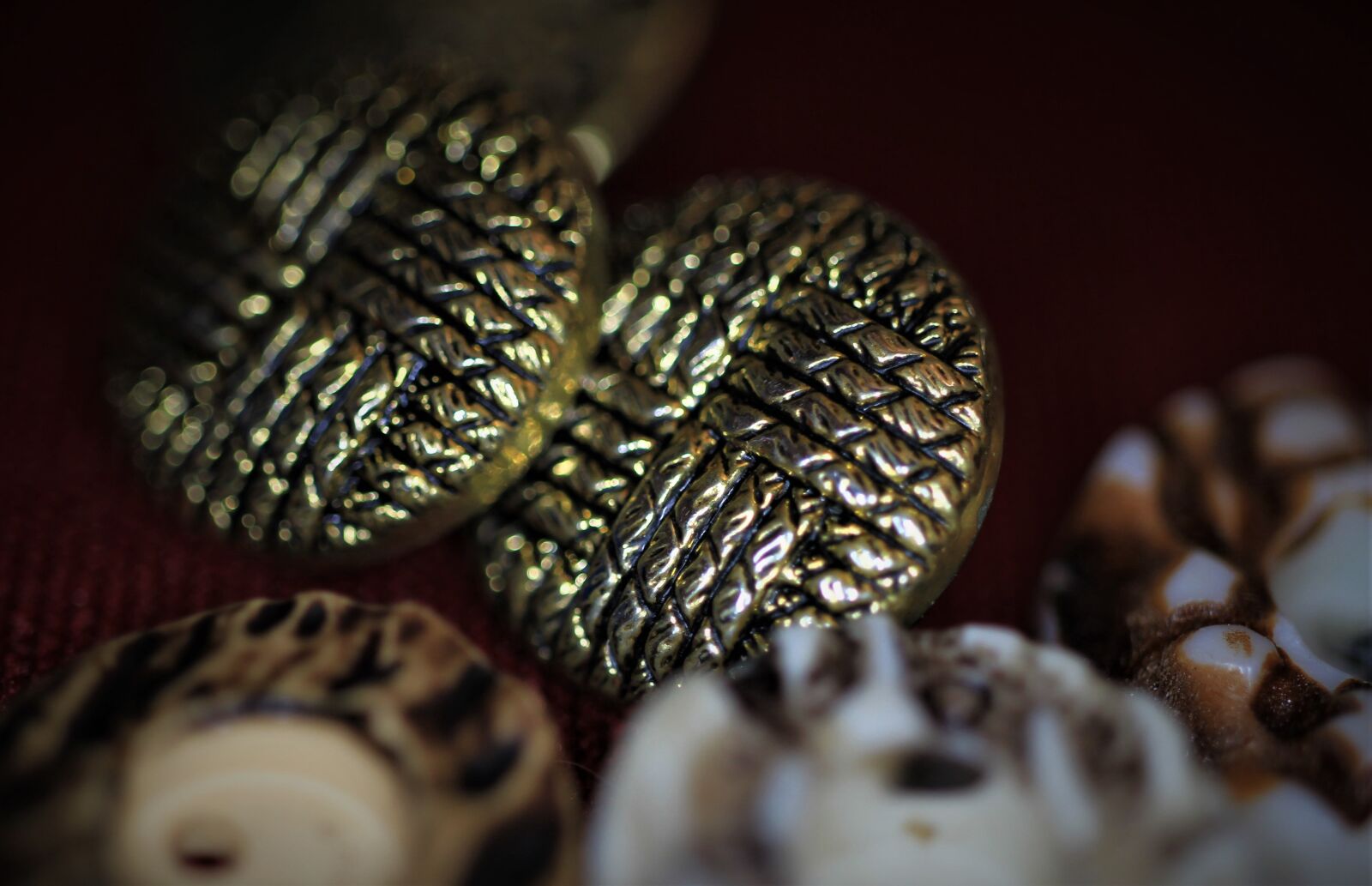 Canon EOS 7D sample photo. Buttons, metal buttons, horn photography