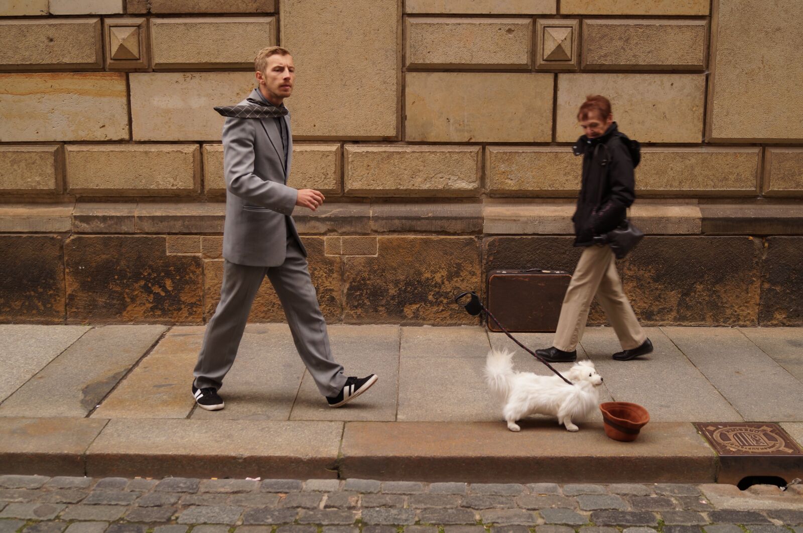 Sony SLT-A37 sample photo. Dresden, germany, man photography